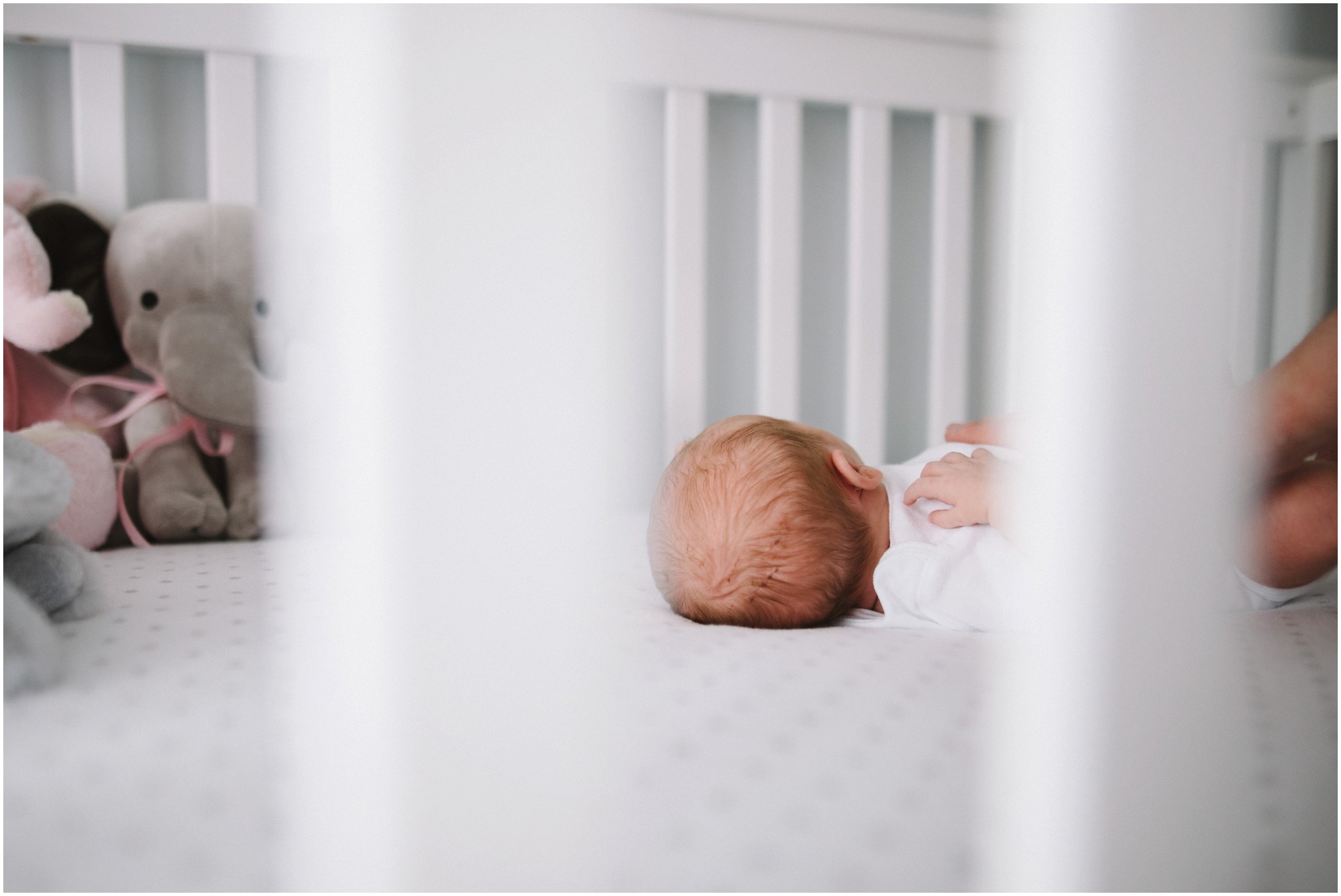 baby sleeping in crib