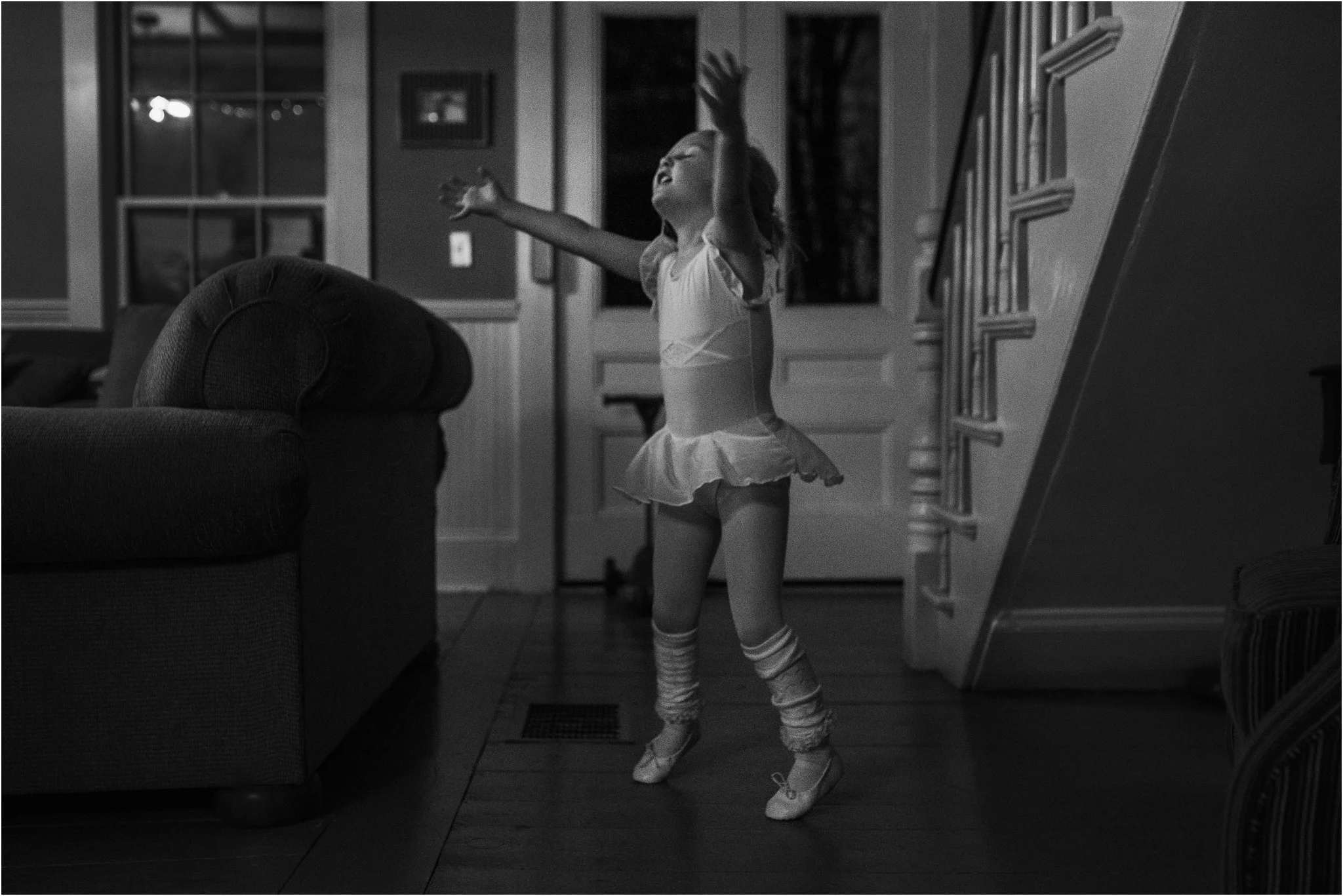 little girl dancing