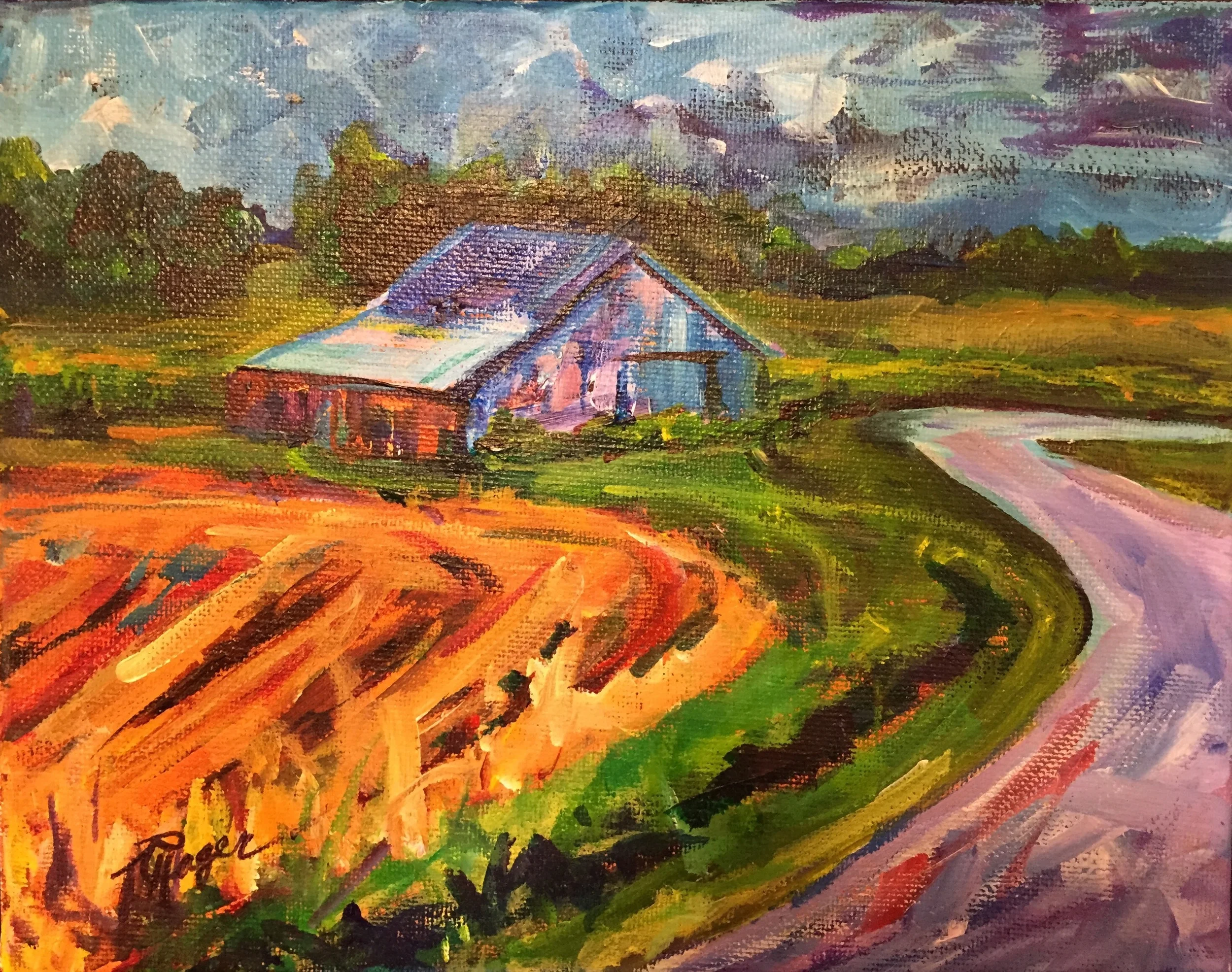 Morning Barn #1   SOLD