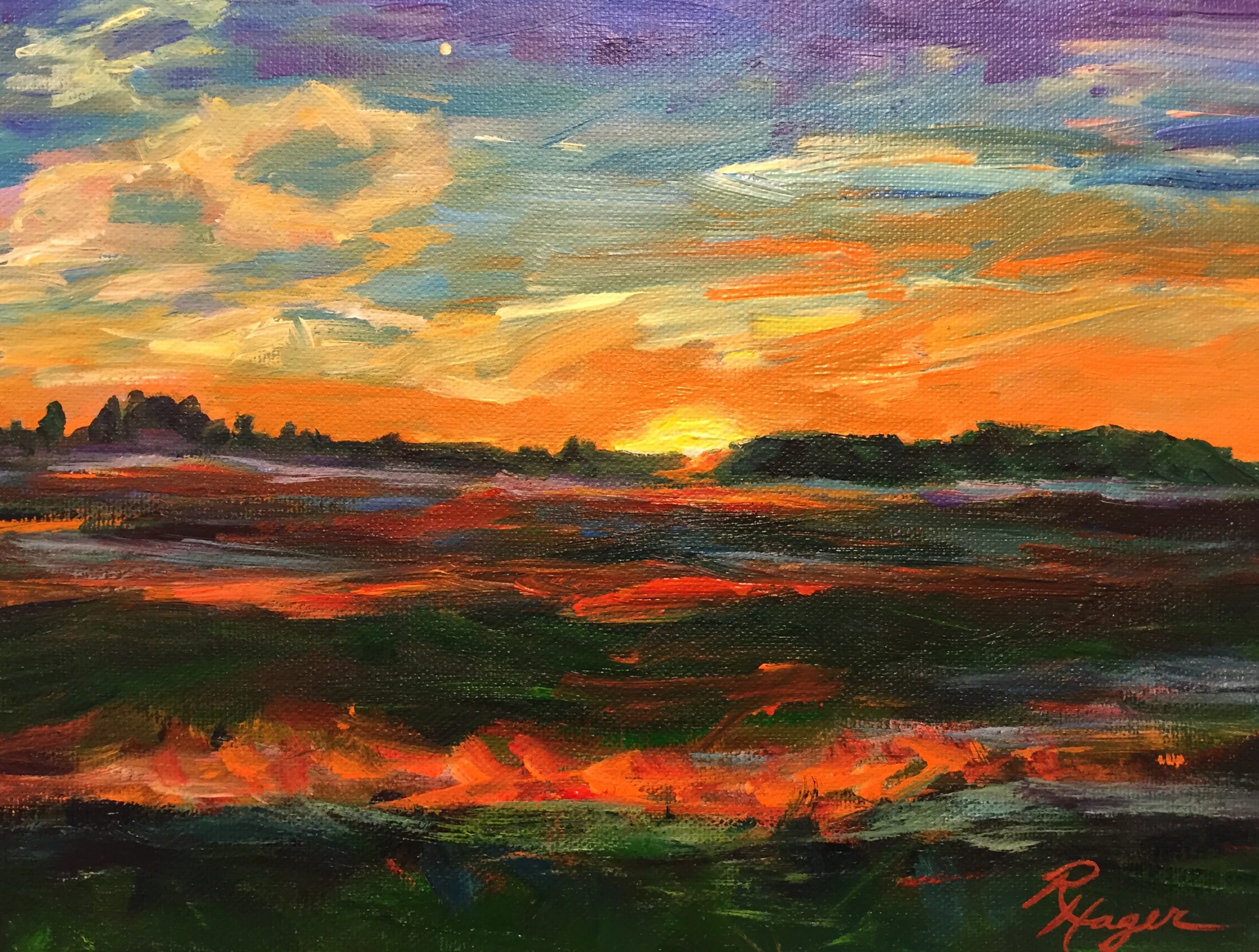 Mars Sunrise #21 - SOLD