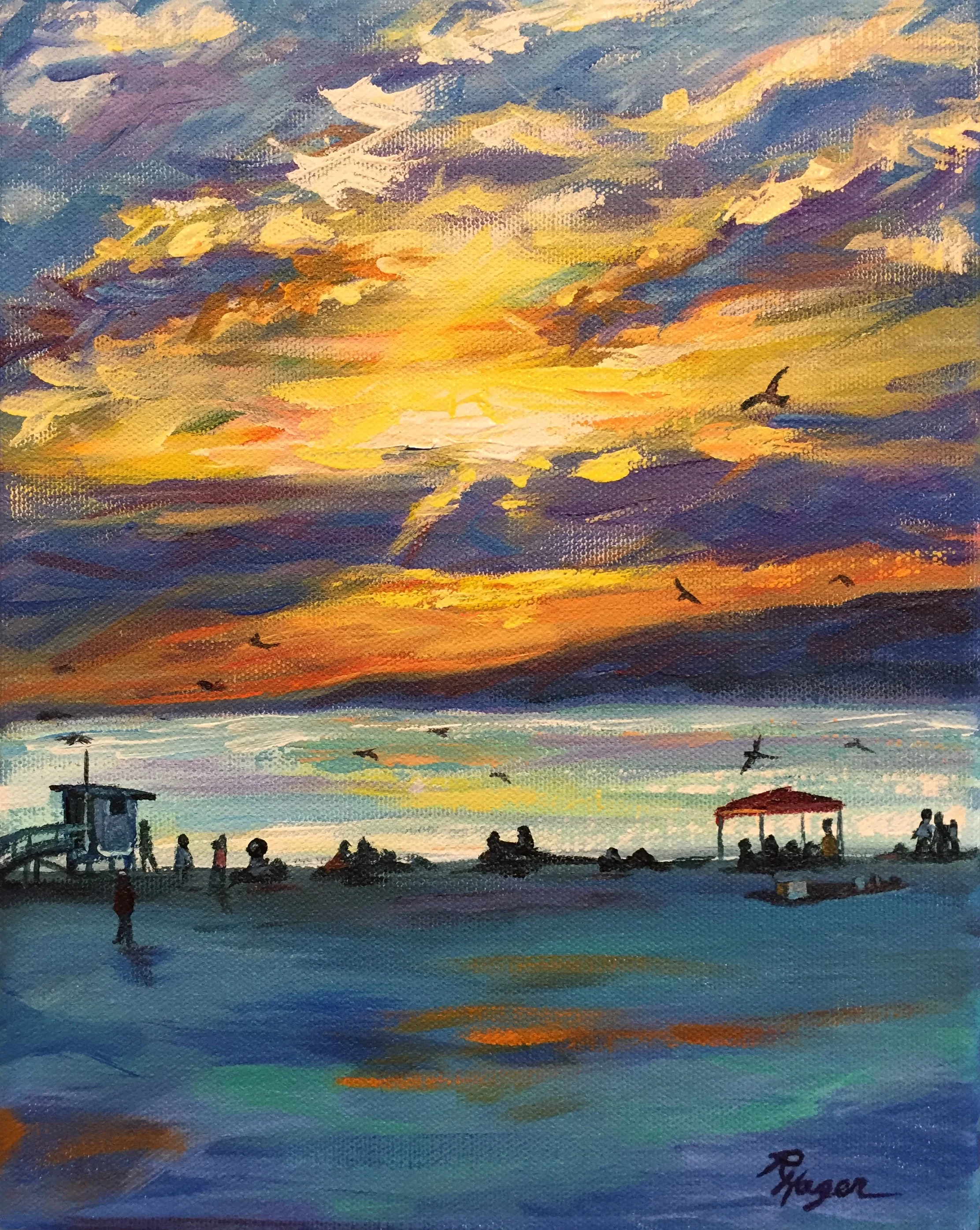 California Sunset #51 -SOLD