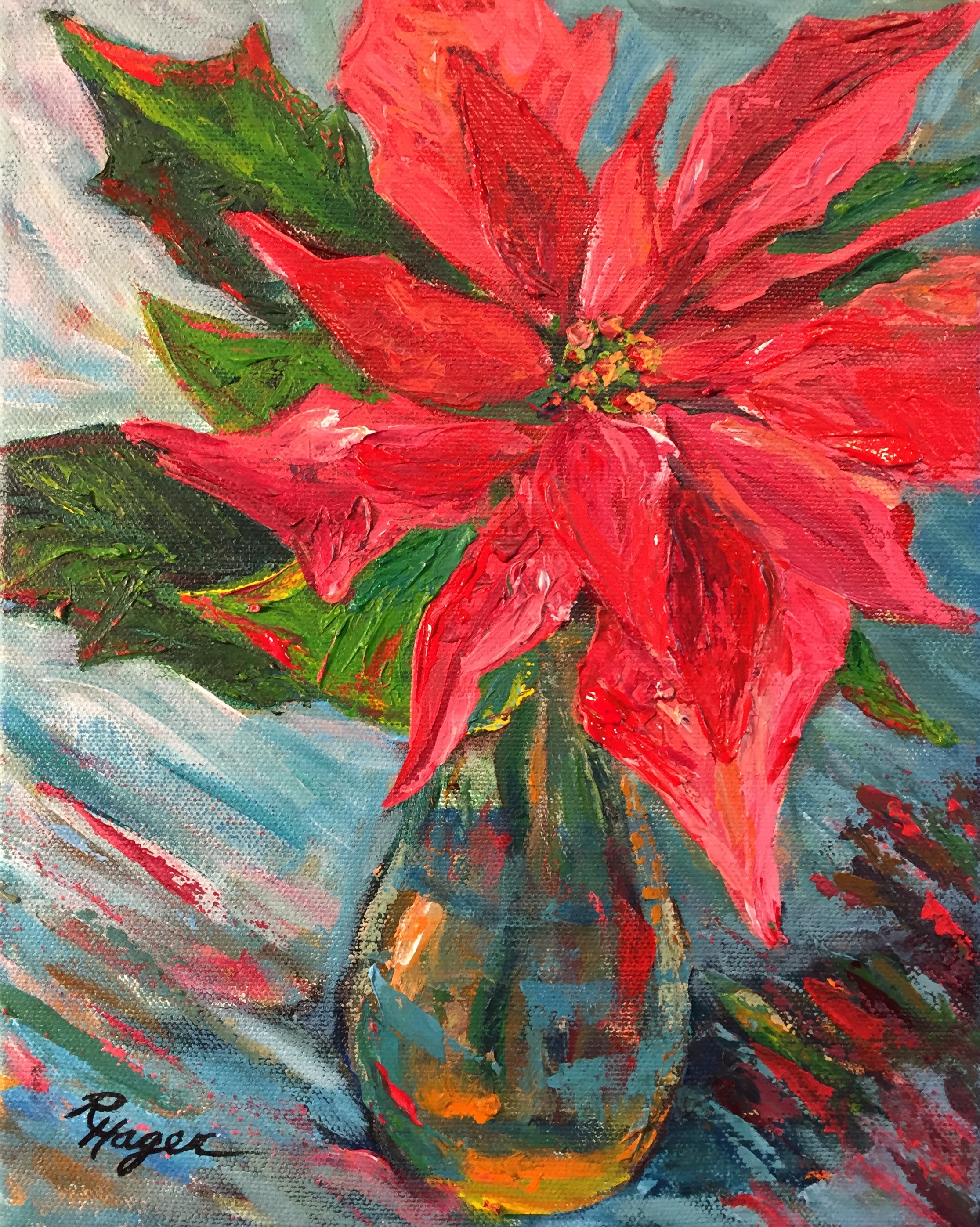 Poinsetta #55 - SOLD