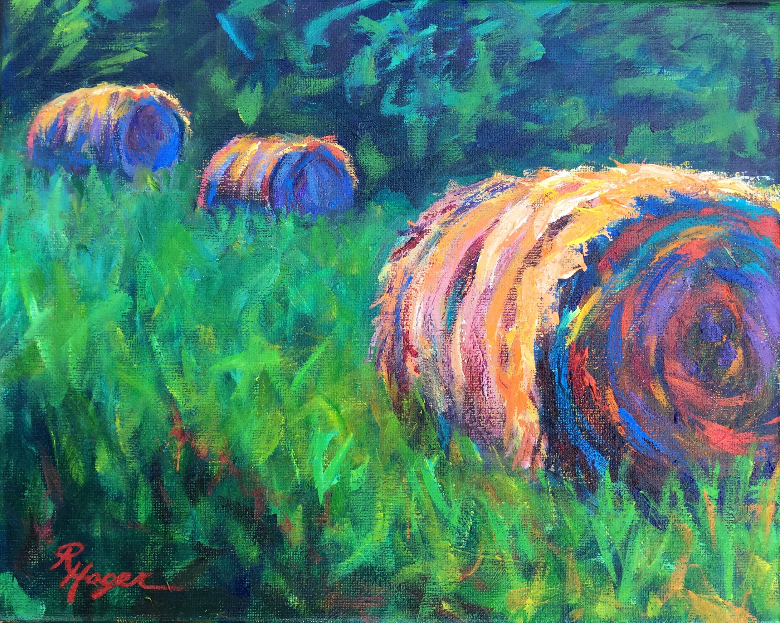 Evening Bales #9 - SOLD