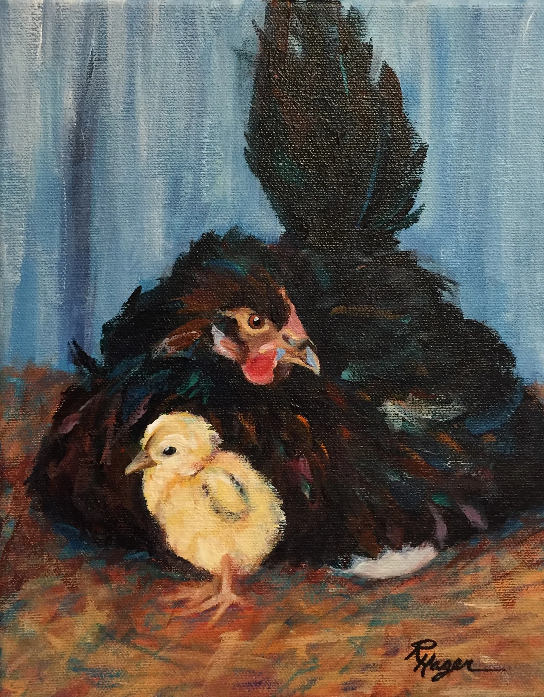 Mother and Chick #40 - SOLD