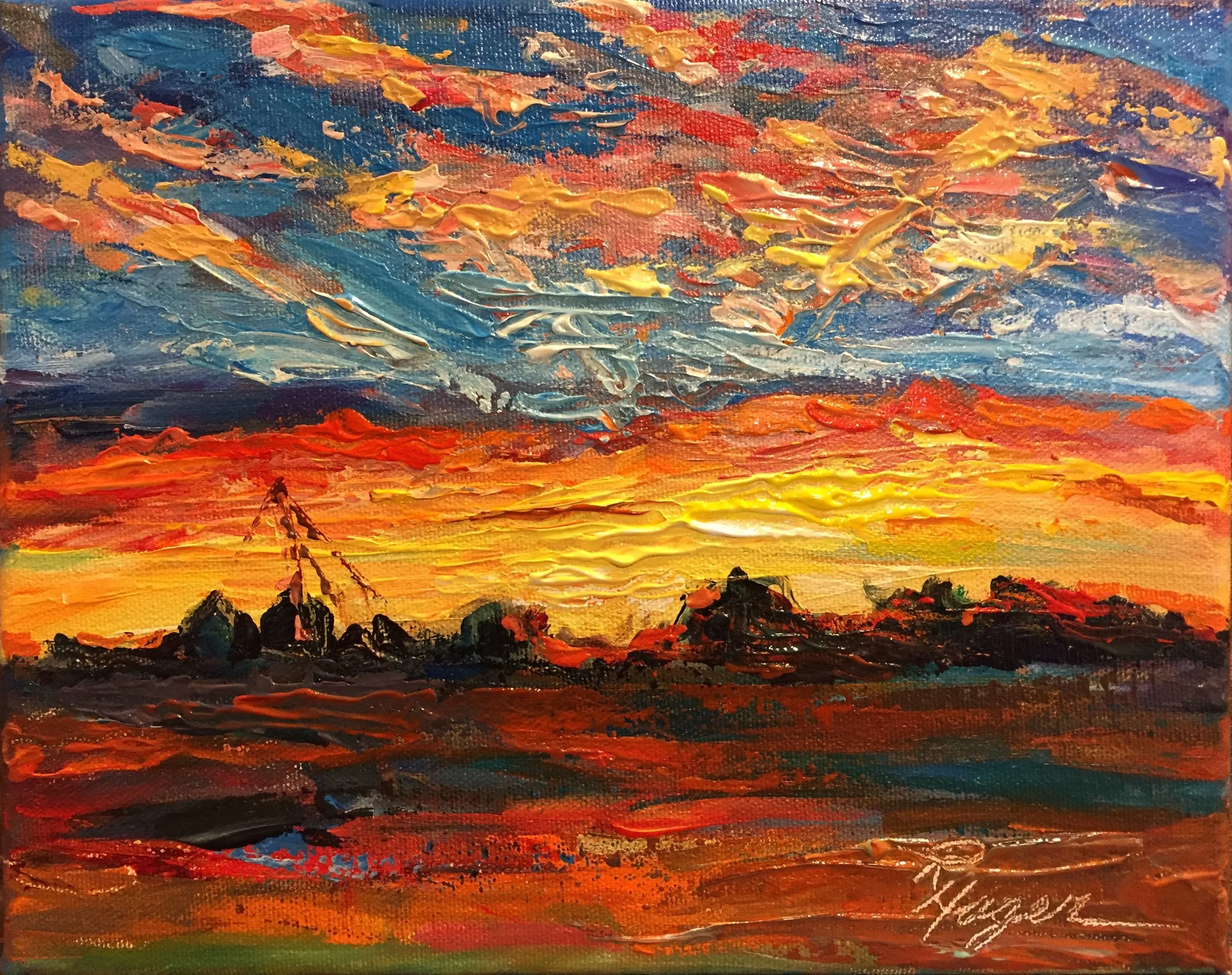 October Sunrise #112 - SOLD
