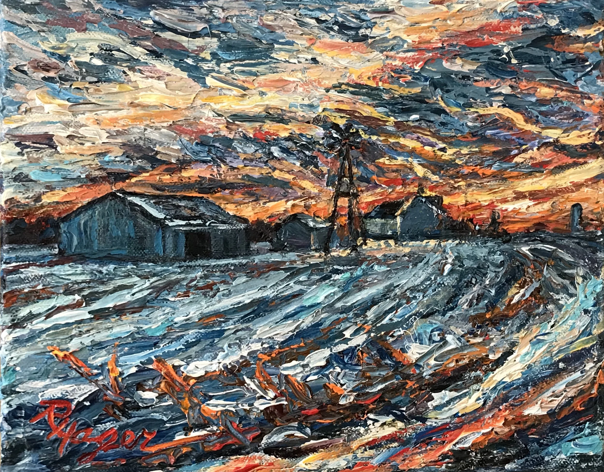 Winter Glow #184 - SOLD