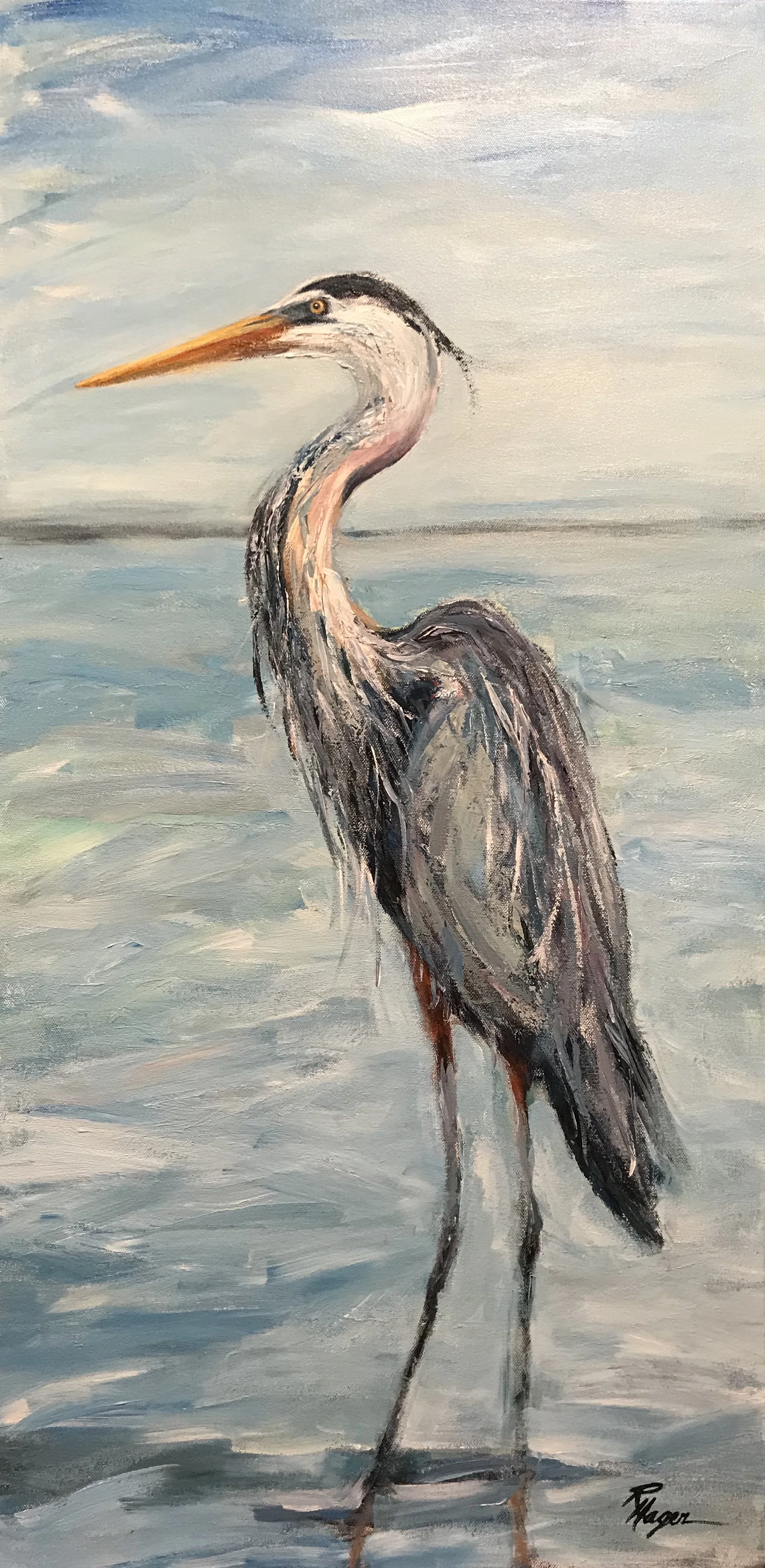 Blue Heron IV # 195- SOLD