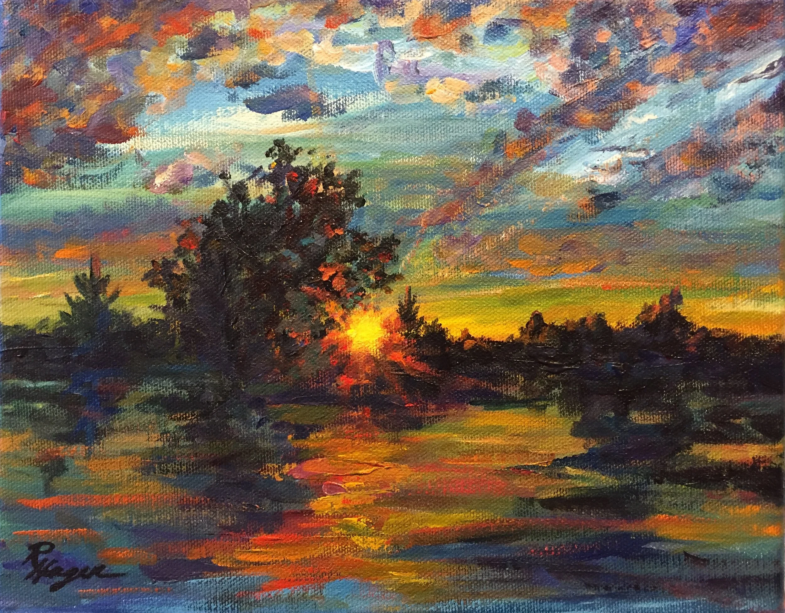 September Sunset II #59 Available $160