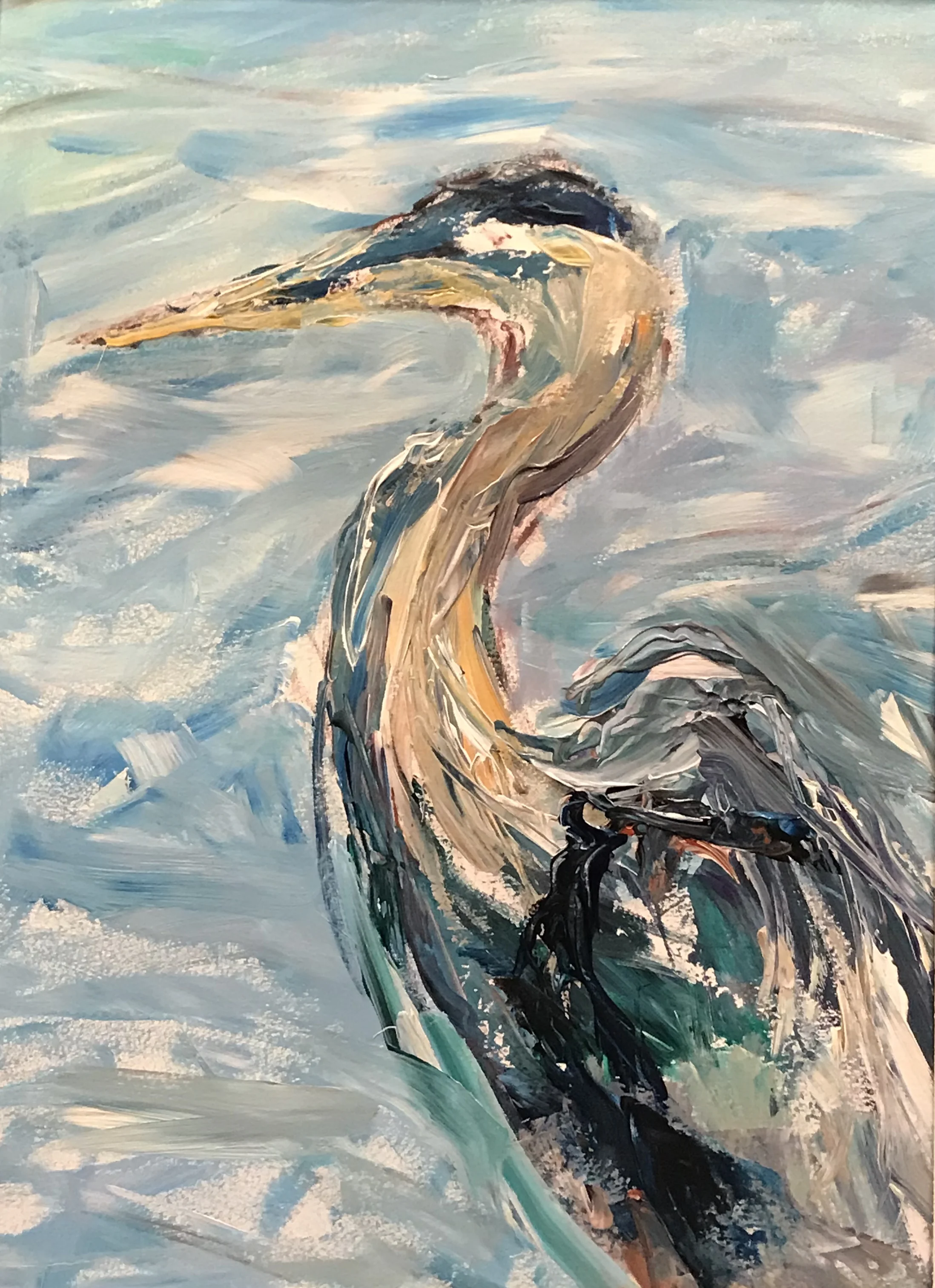 Heron #196. SOLD 