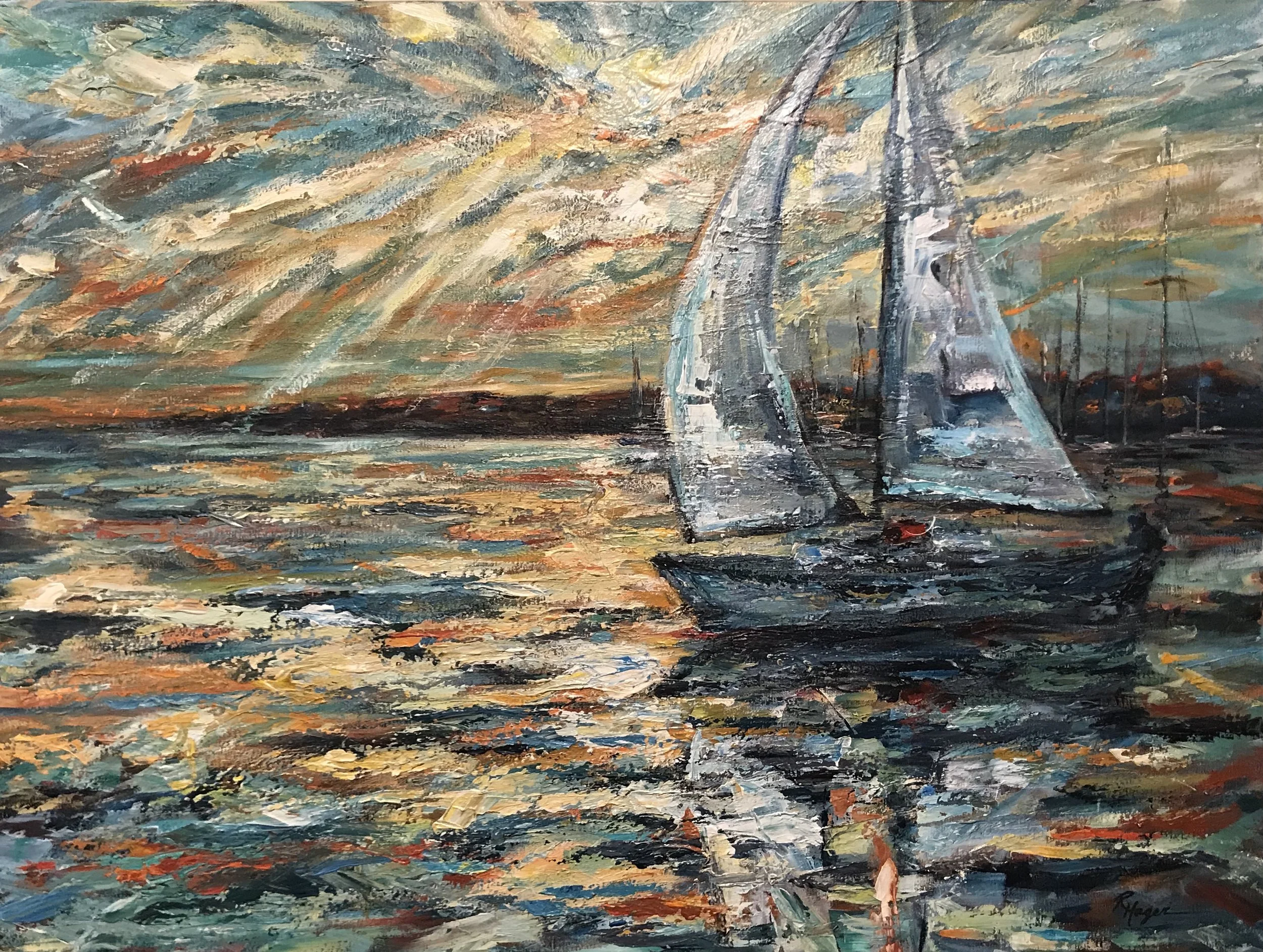 Evening Peace #249   SOLD