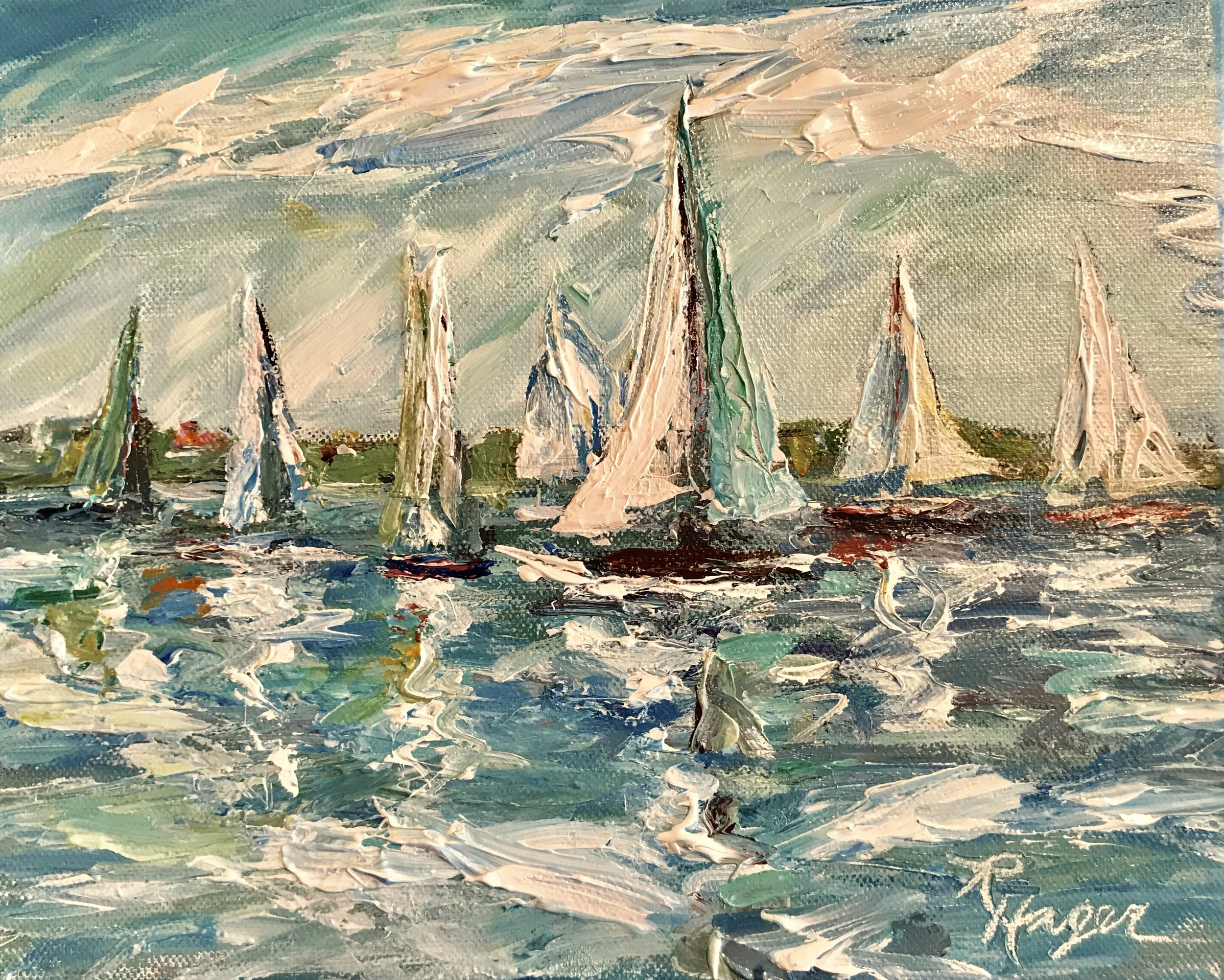 Seven Sails #213/  SOLD