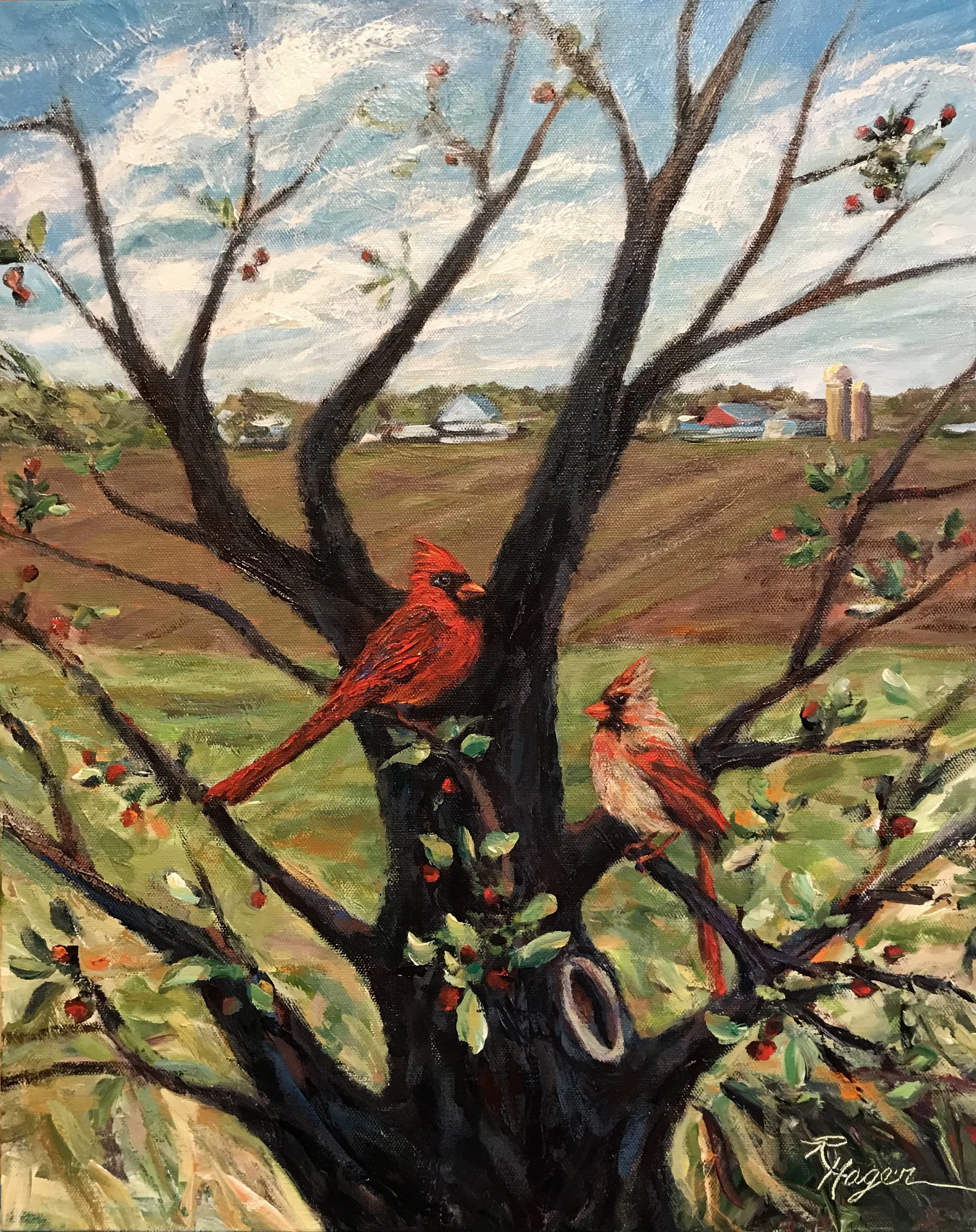 Country Cardinals #193 -  SOLD 