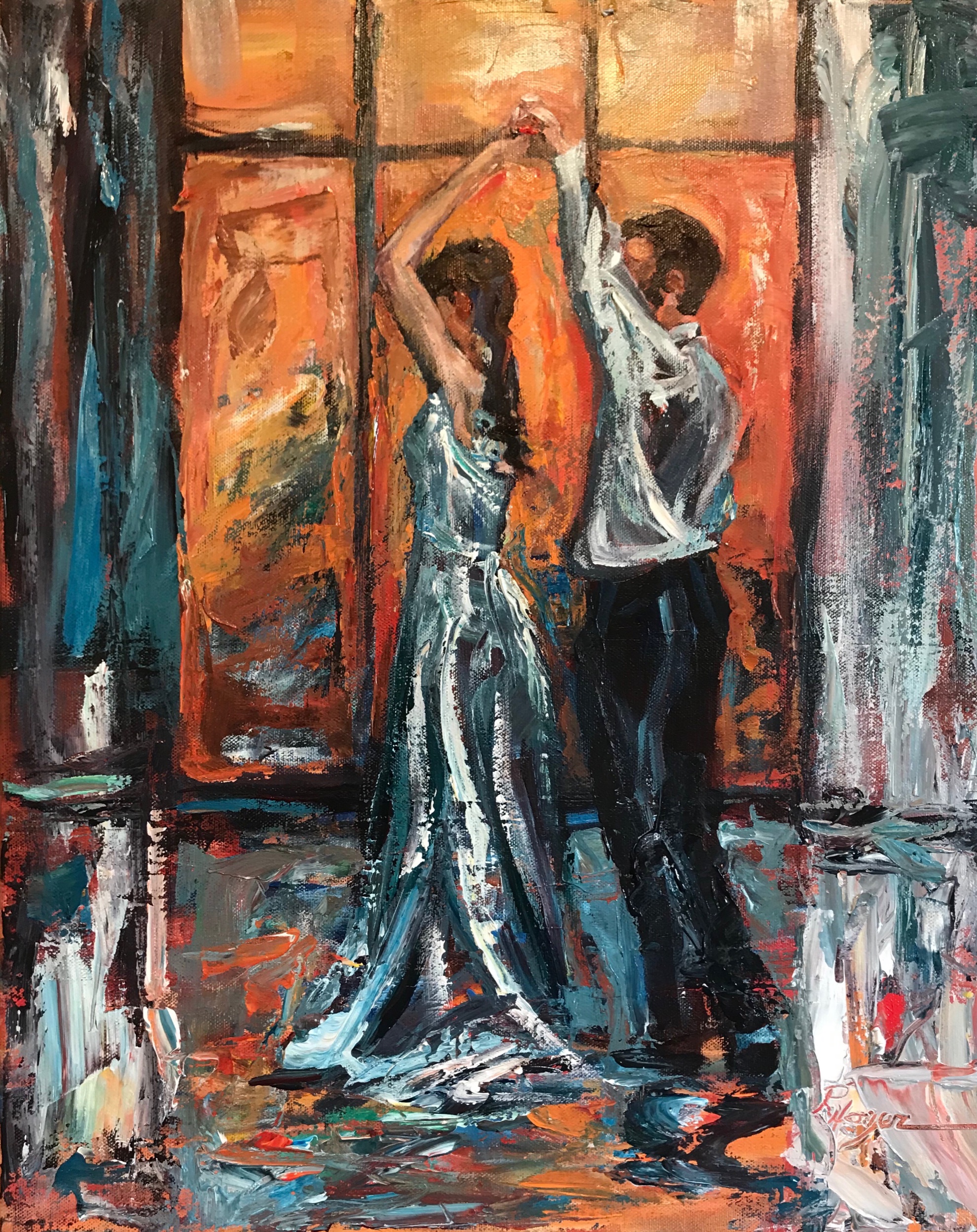 Evening Dance #287-  SOLD 