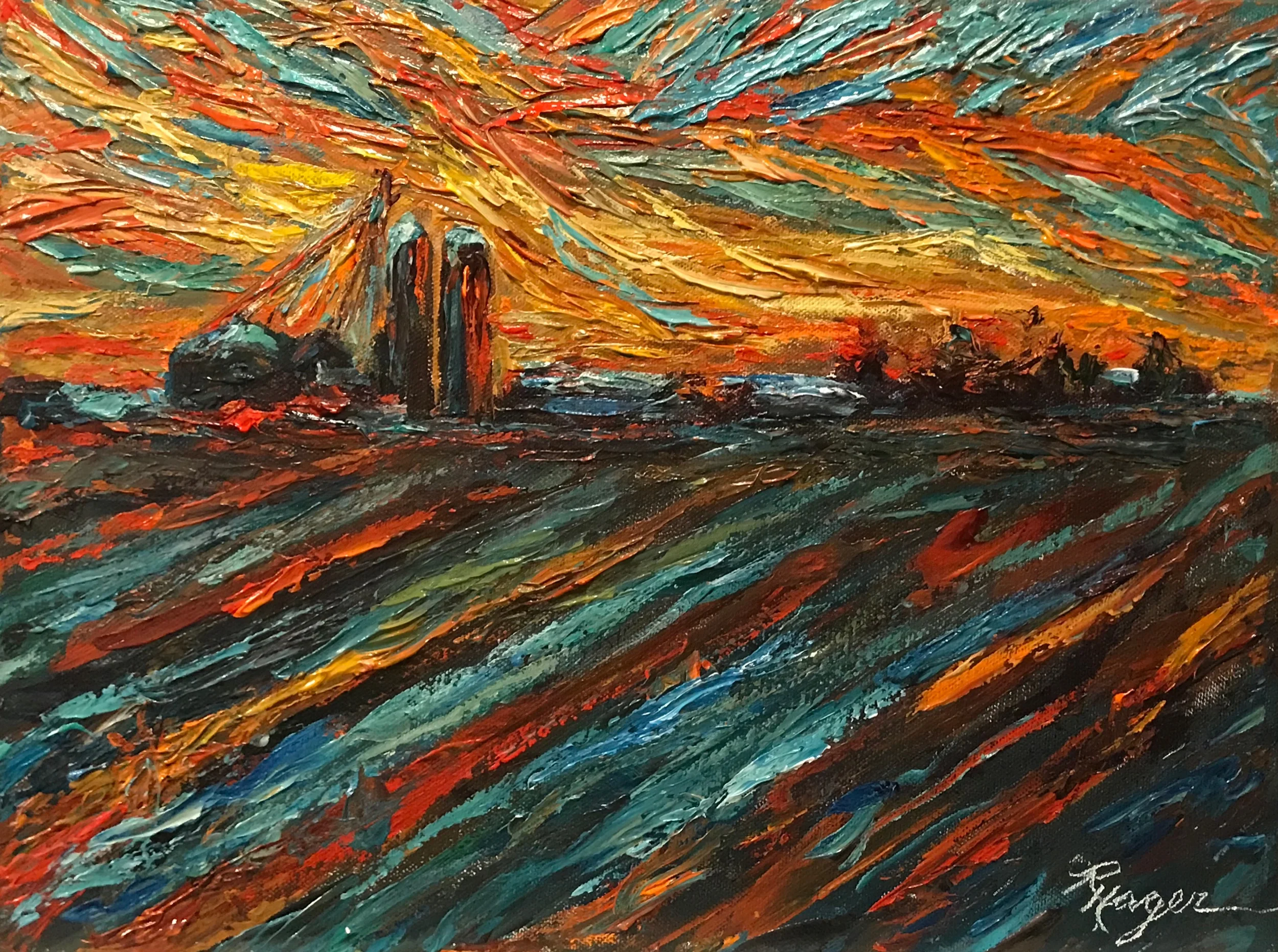 Harvest Sunrise #267-  SOLD 