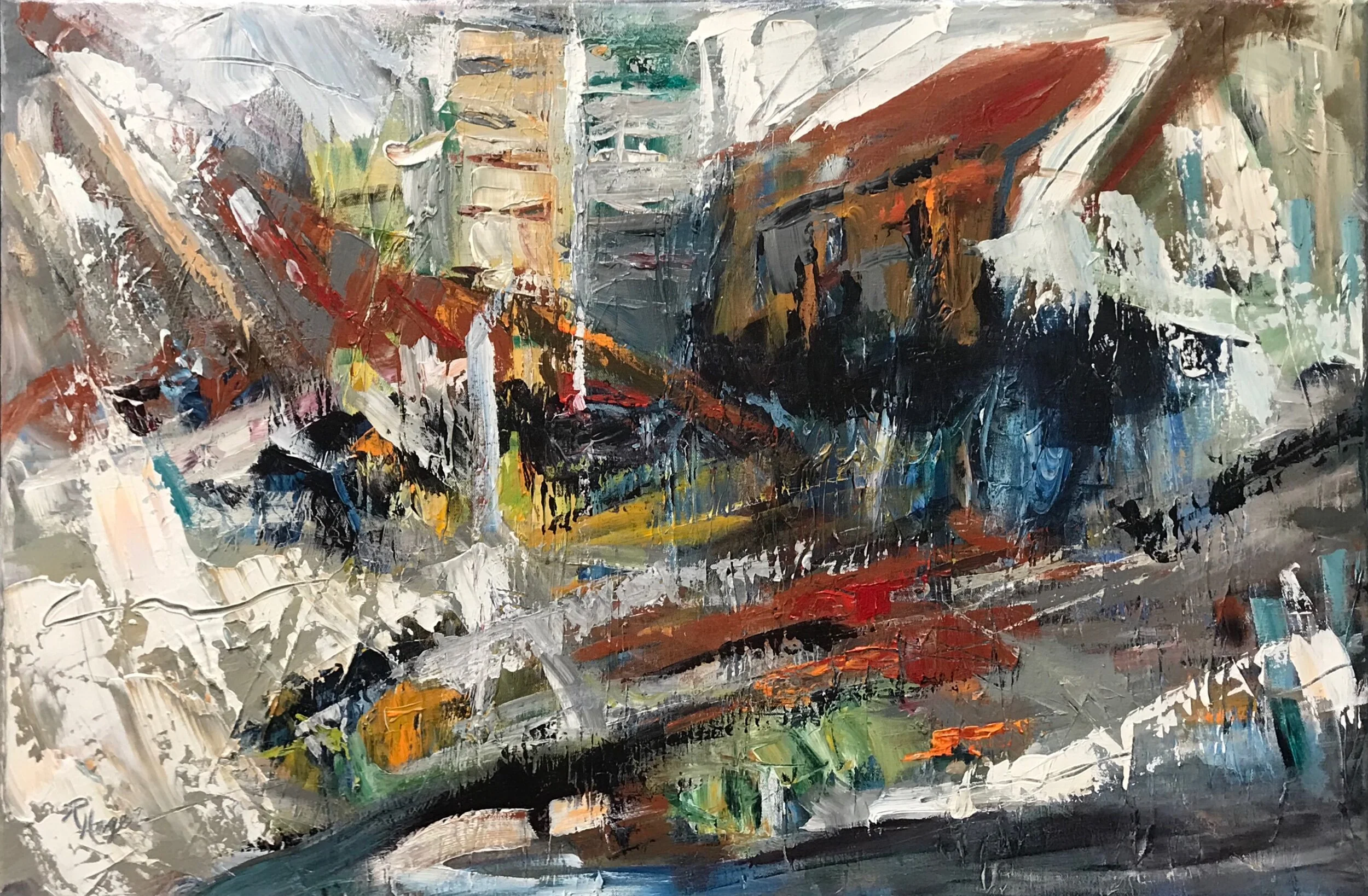 Traveling Through Kiev #292. SOLD