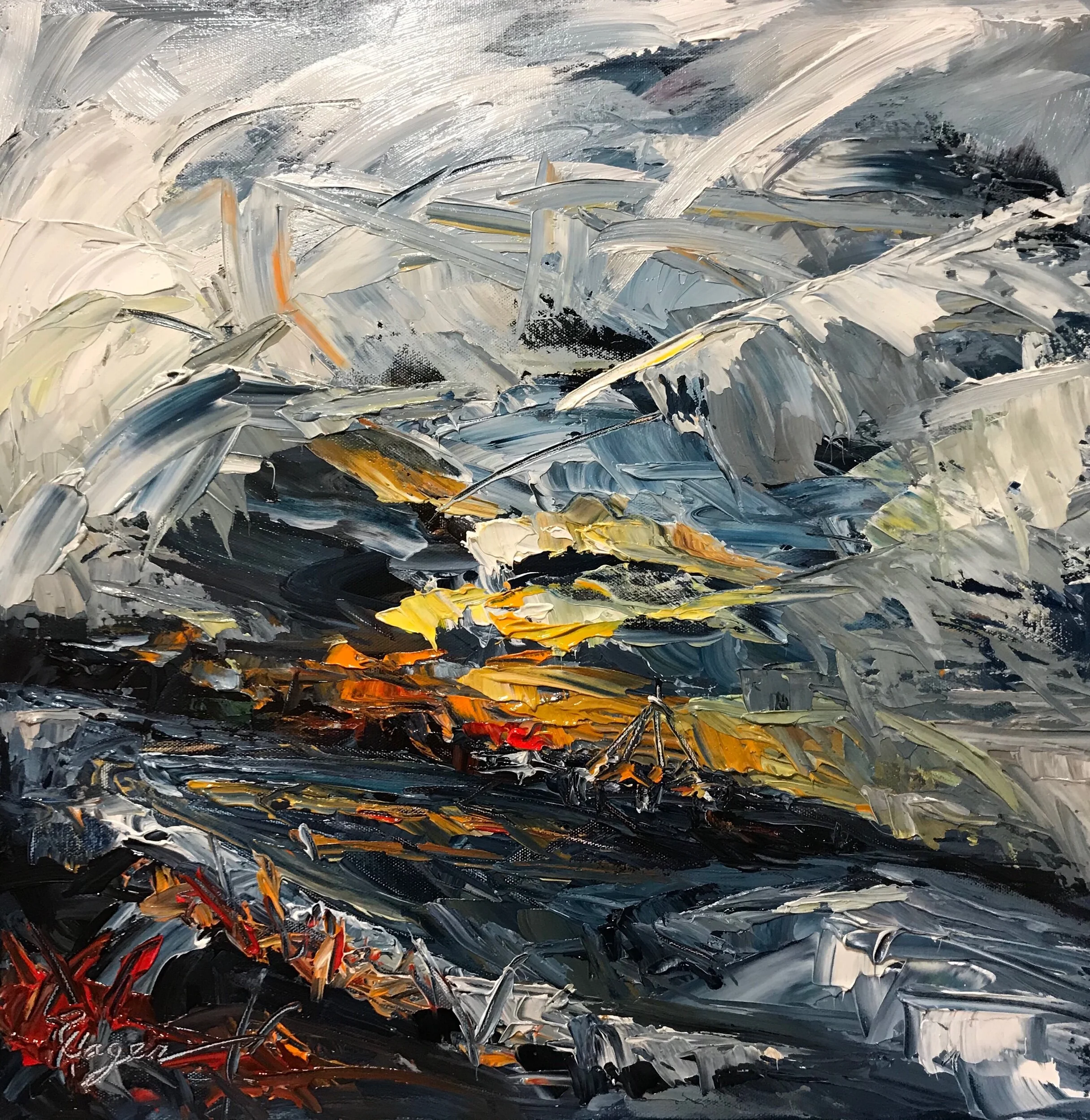 “February Farm” #334- SOLD  $340 