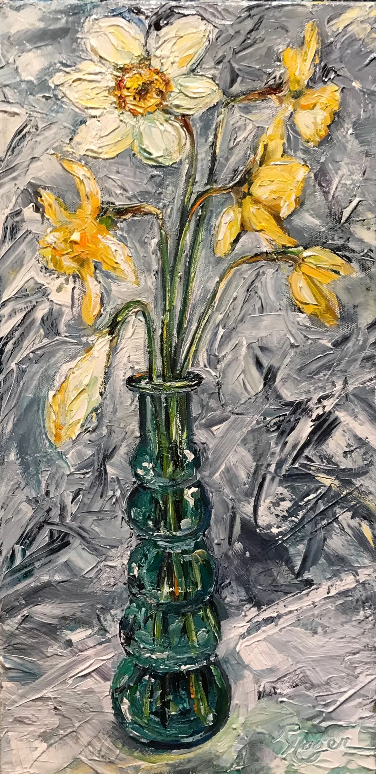 "Fresh Daffodils" #347   SOLD