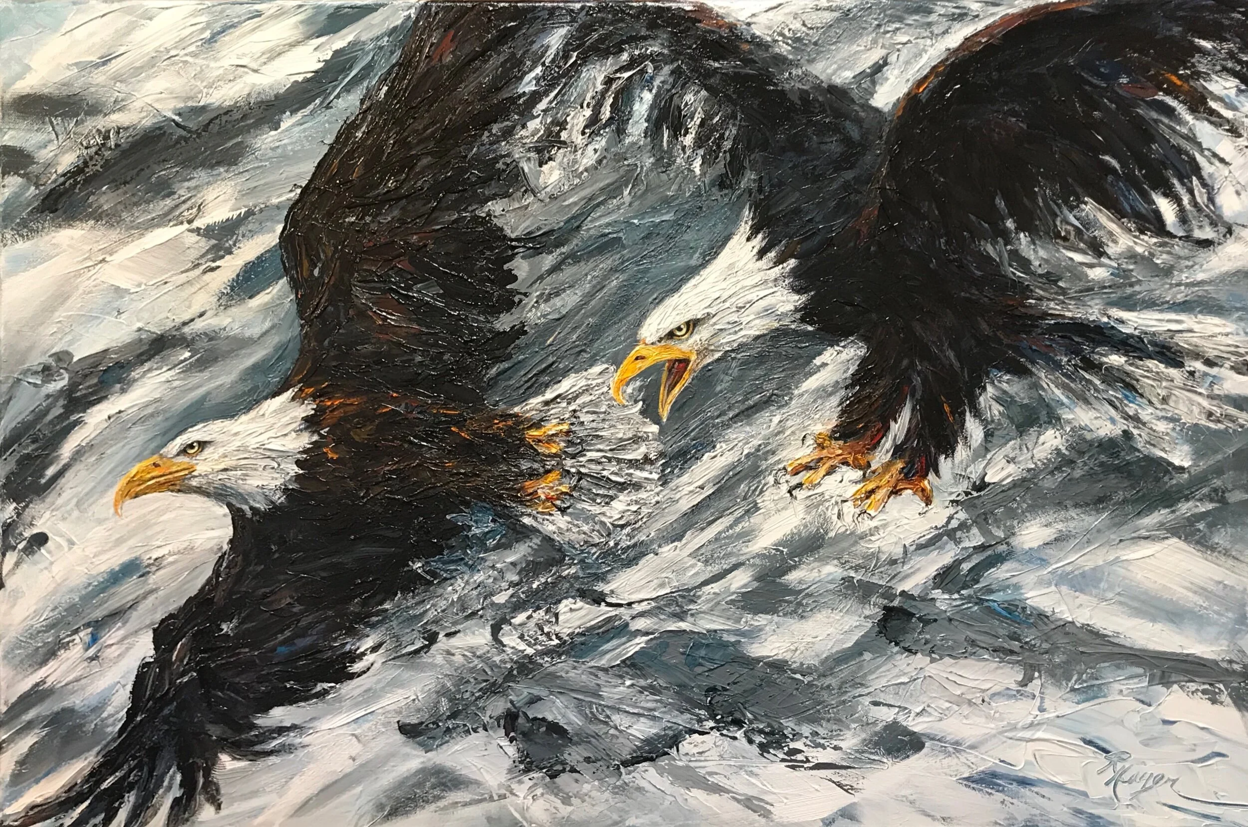 "The Good Fight"  #341. SOLD