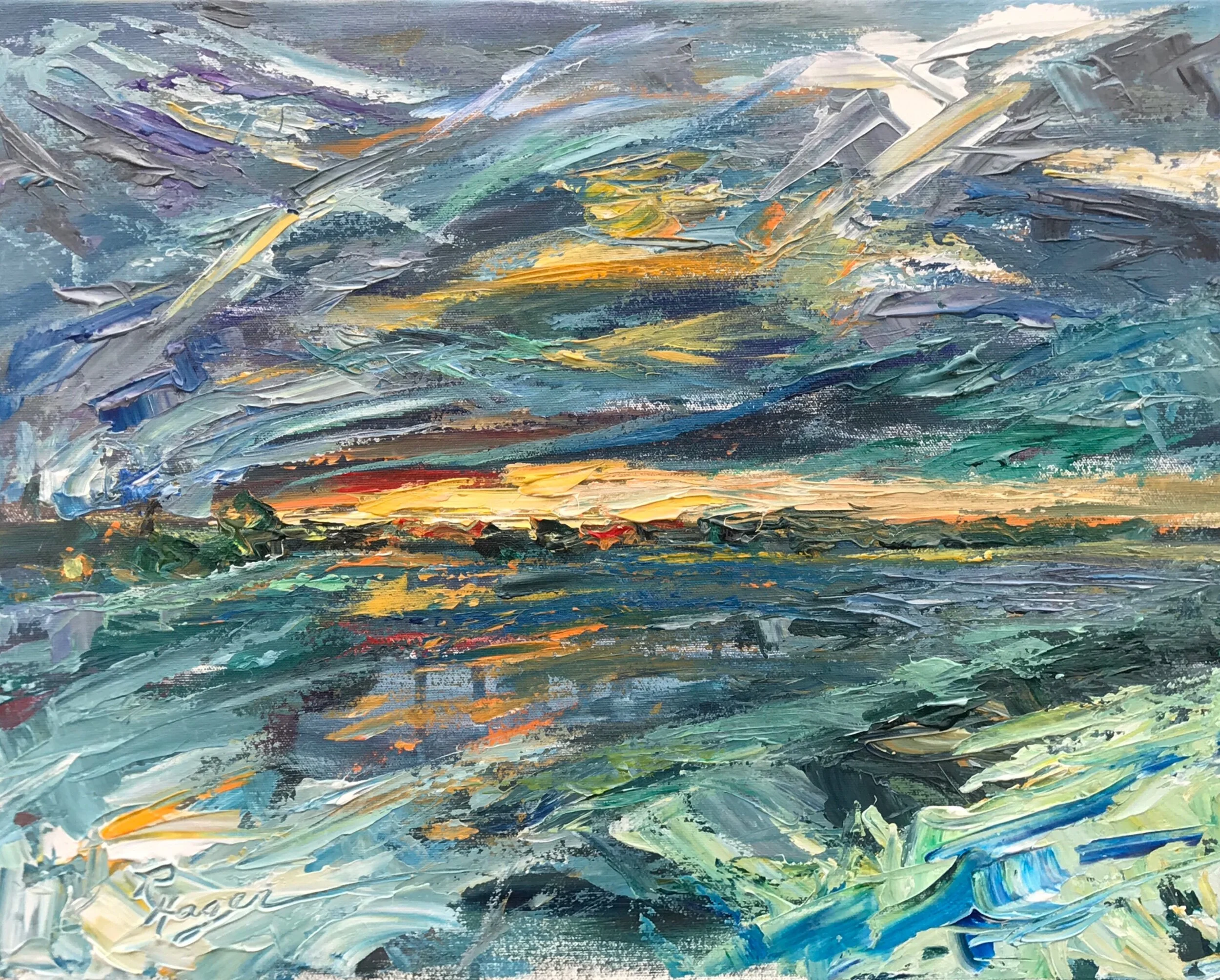 Sunrise on Lakeshore #377.   SOLD