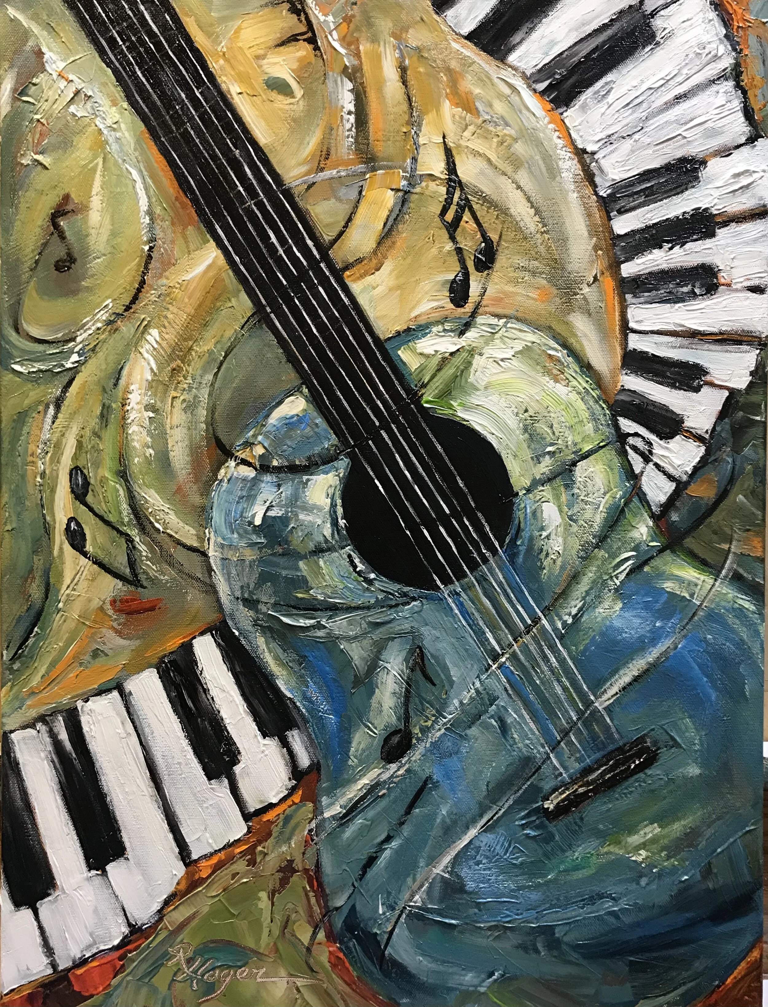 "String Music" #389  SOLD