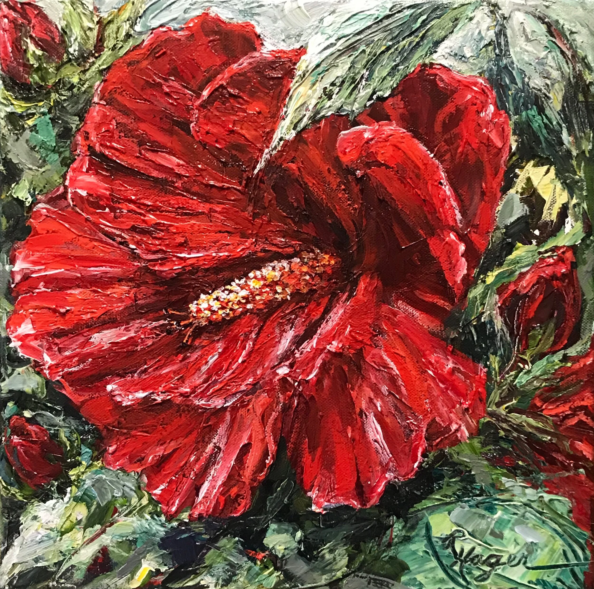 "Giant Hibiscus"  #367.  SOLD