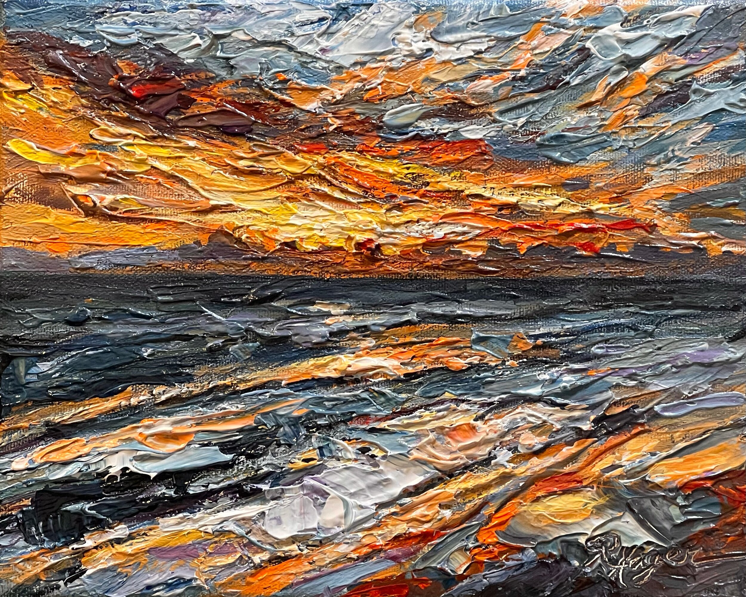 "Sunrise" #392. SOLD