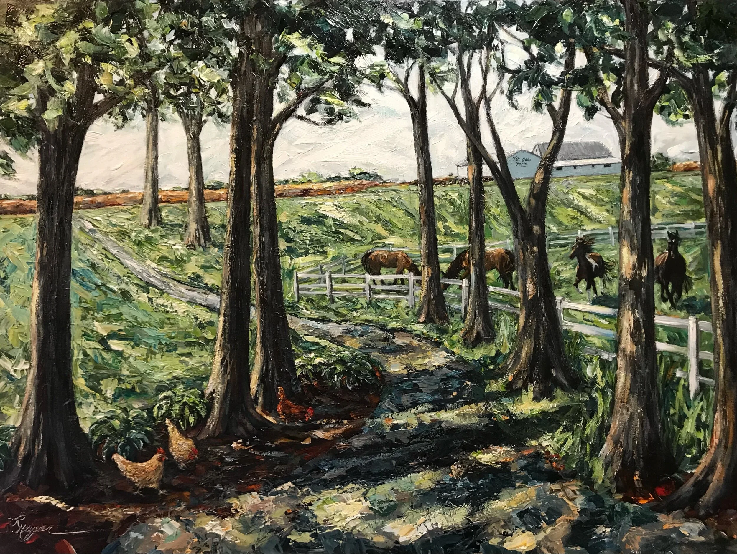 "Ten Oaks Farm"  #384.  SOLD