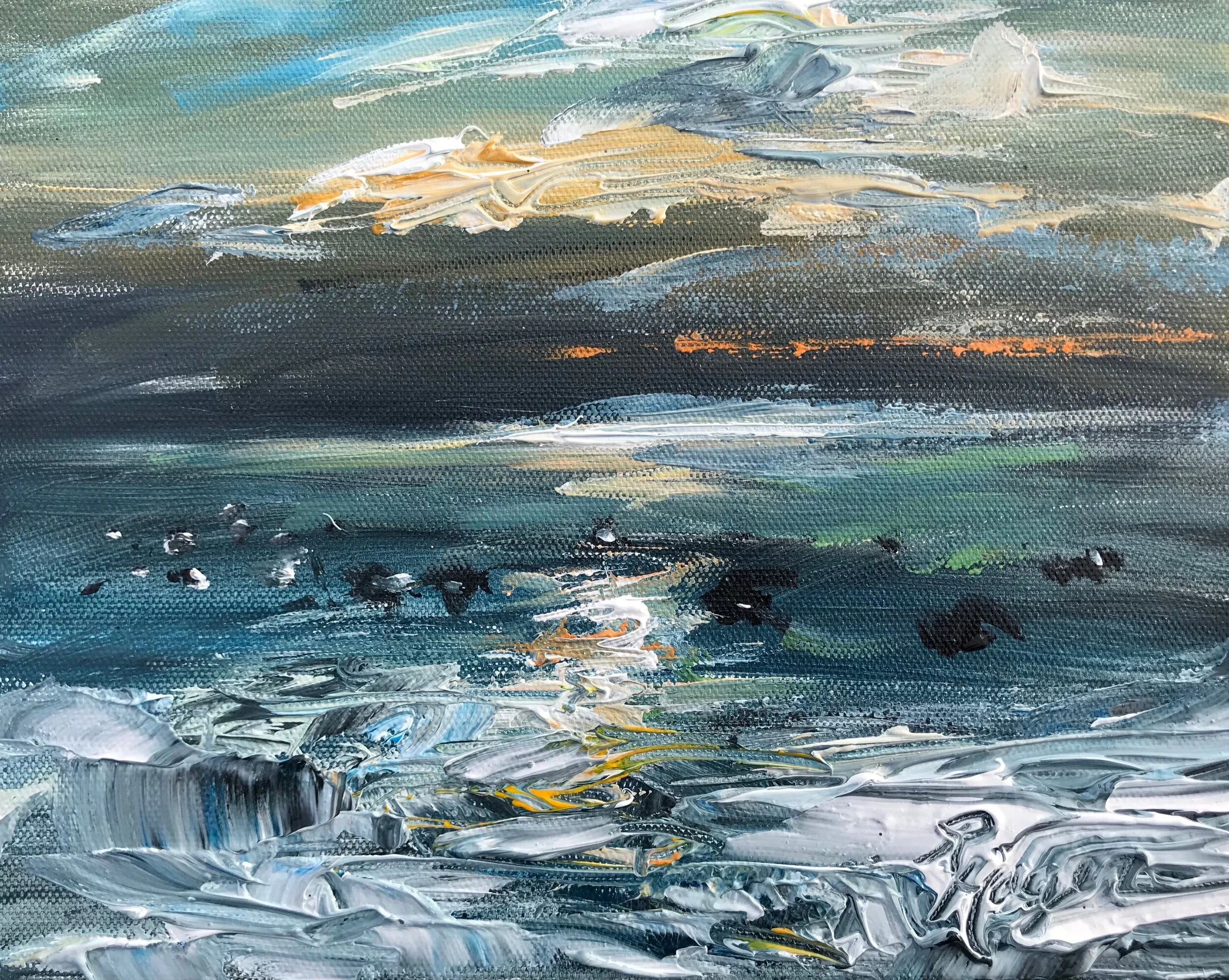 "West Bank Sunrise"  #371.  SOLD