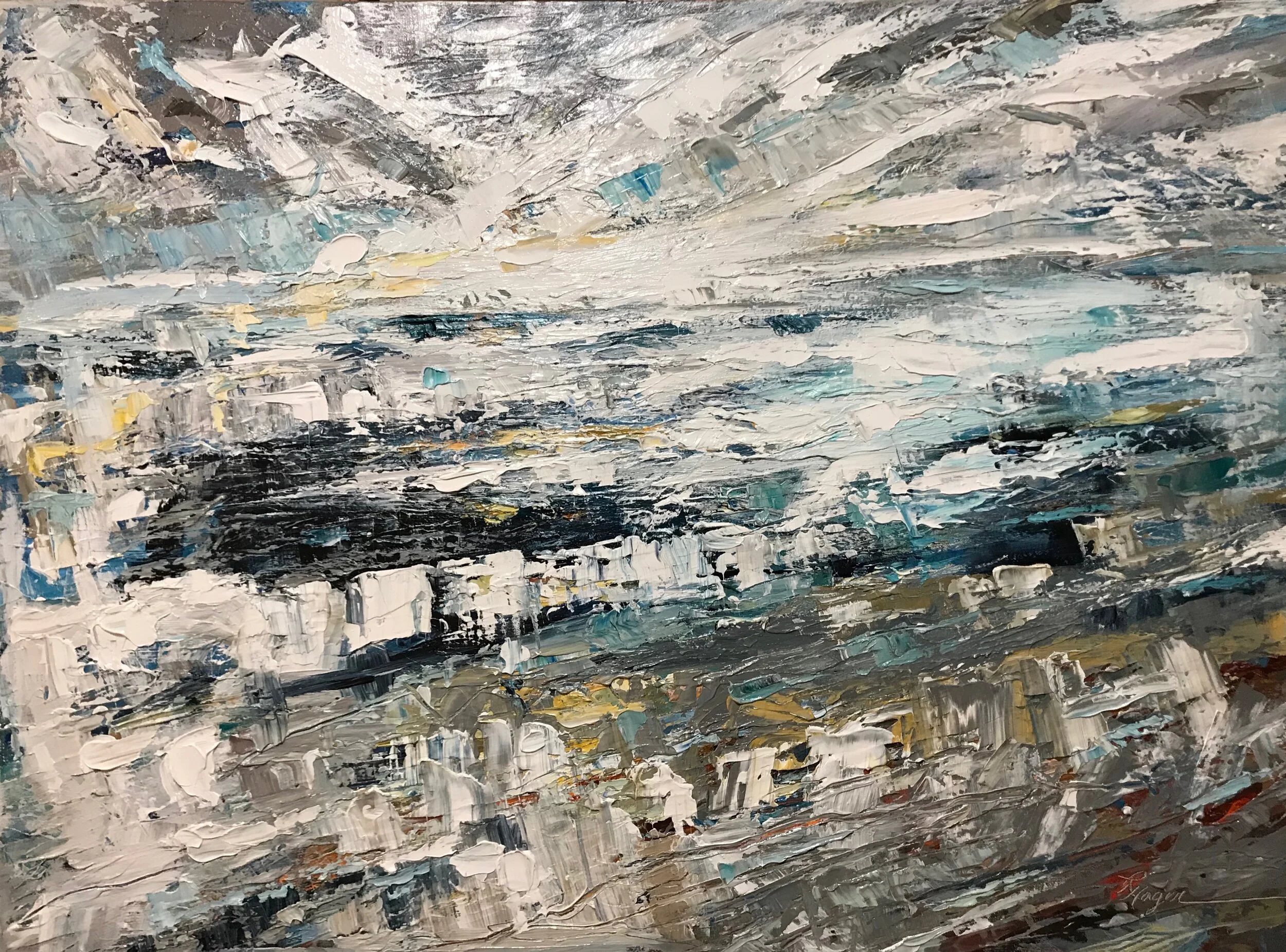 “Teal Fantasia” #331 -  SOLD