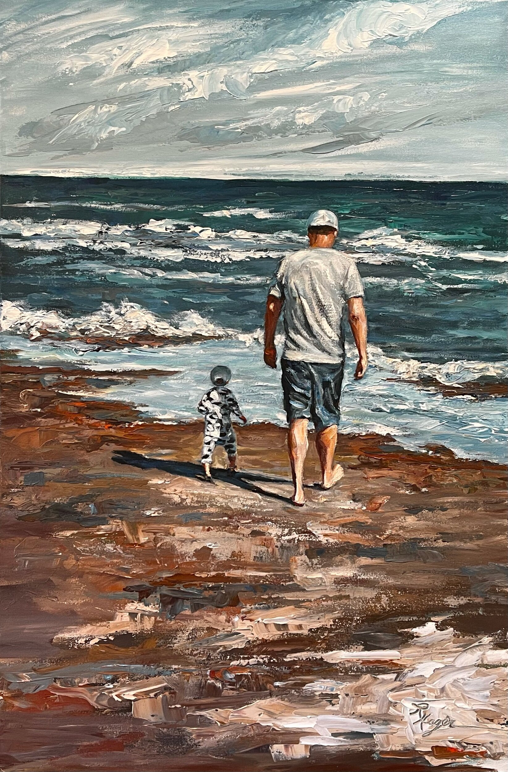 "Hearts at Rest in His Presence"  SOLD