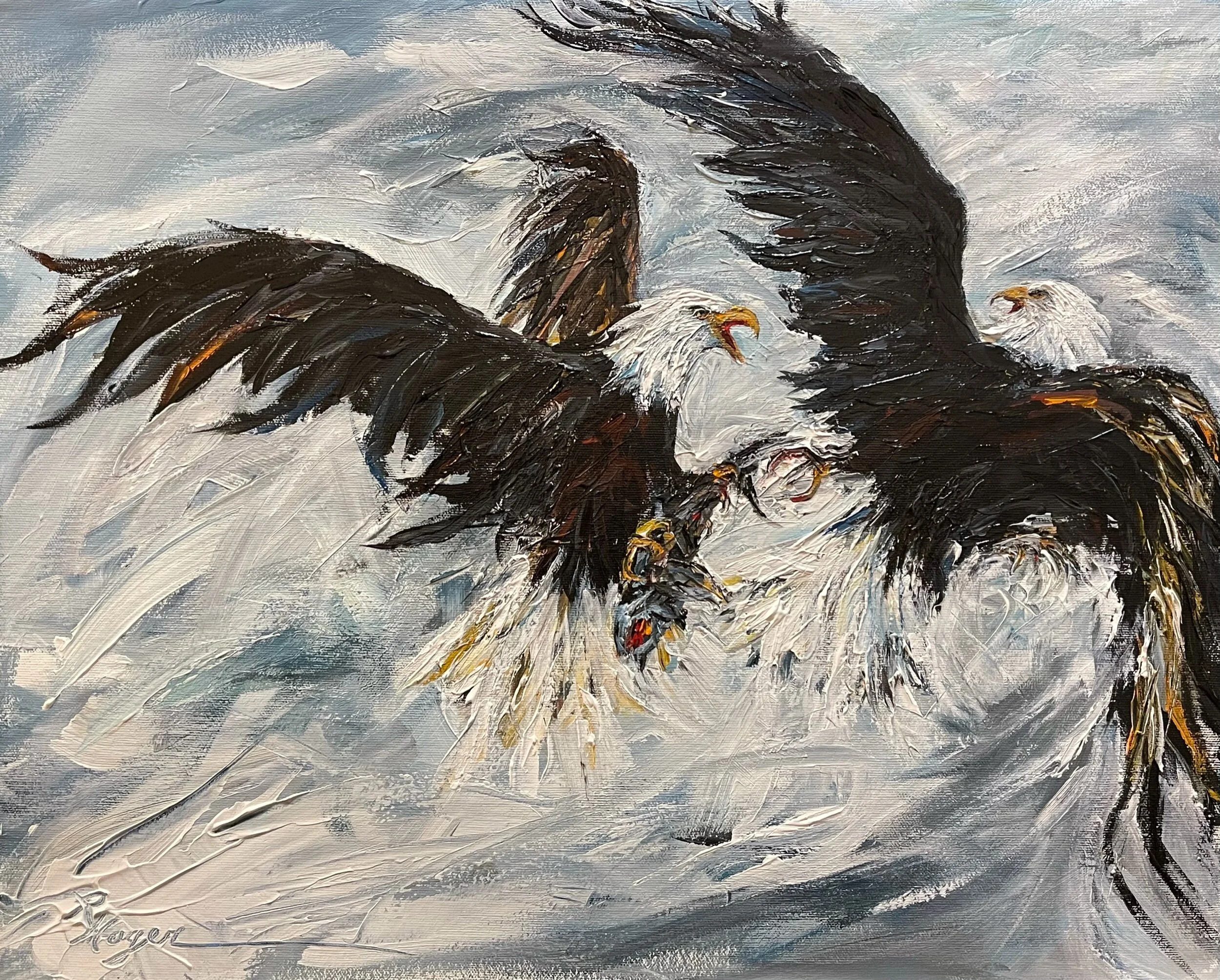 "Grand Lake Eagles" #405. SOLD