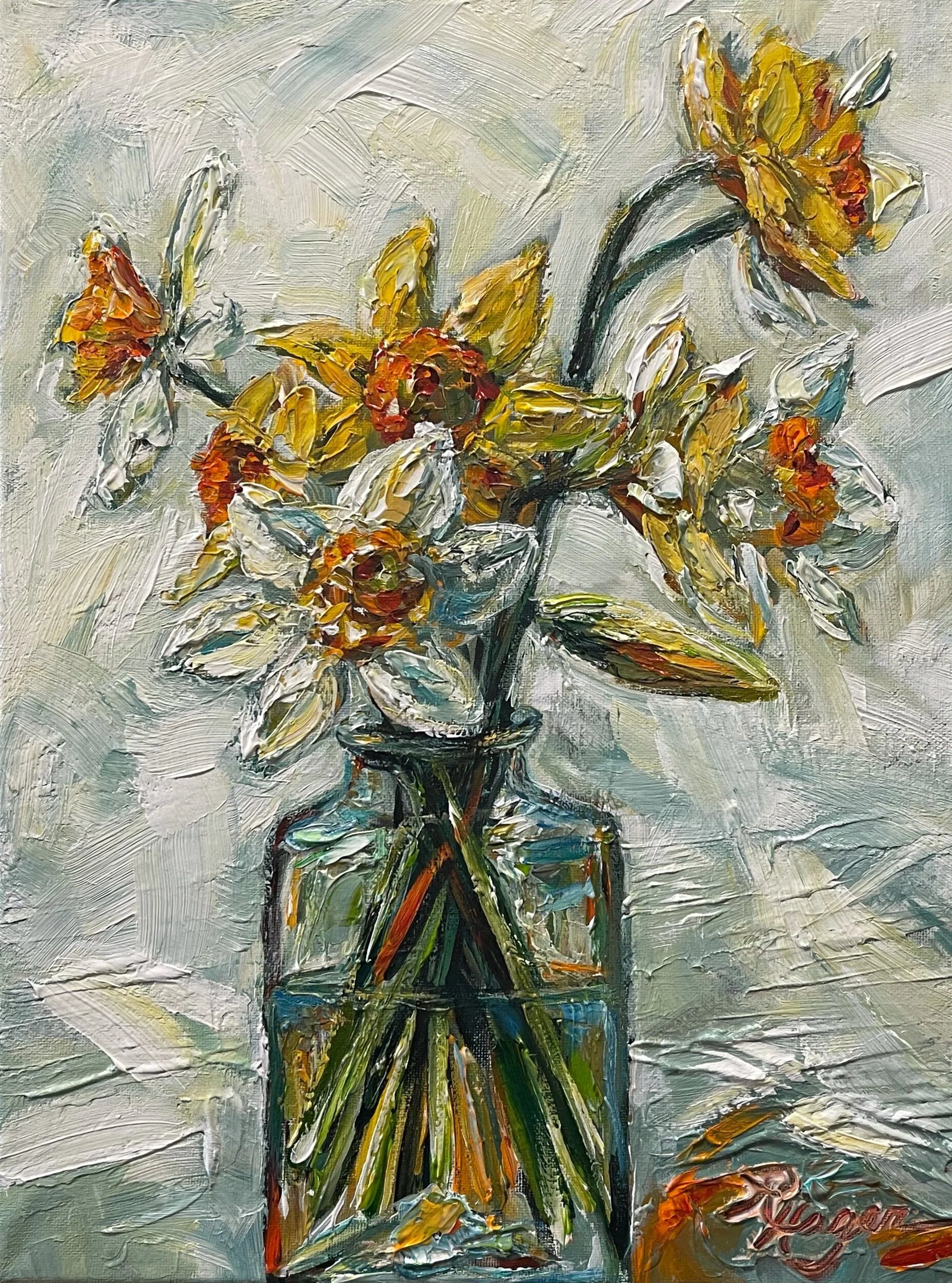 "Daffodil Delight" #419. SOLD 