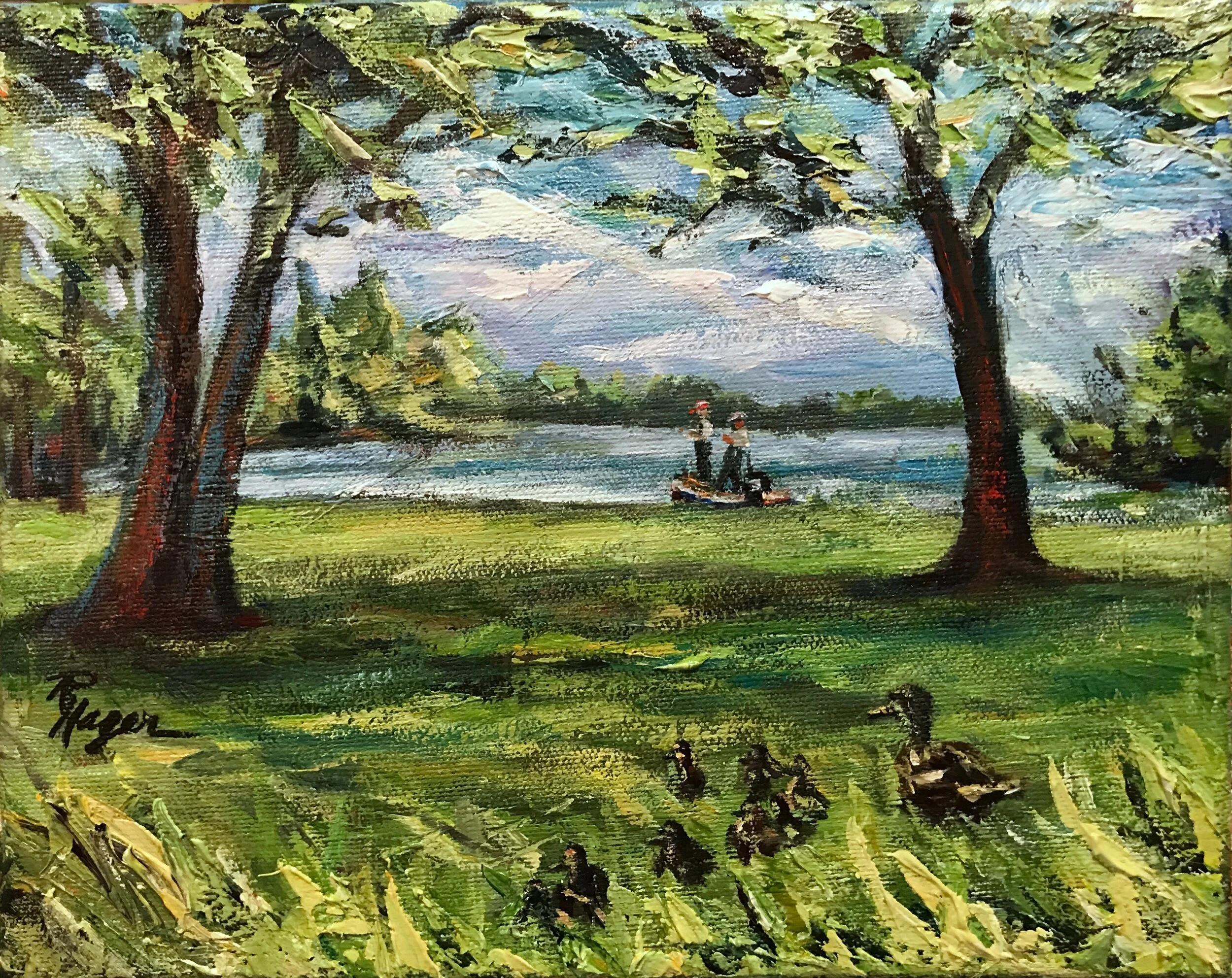 "Gone Fishing" #151  SOLD 