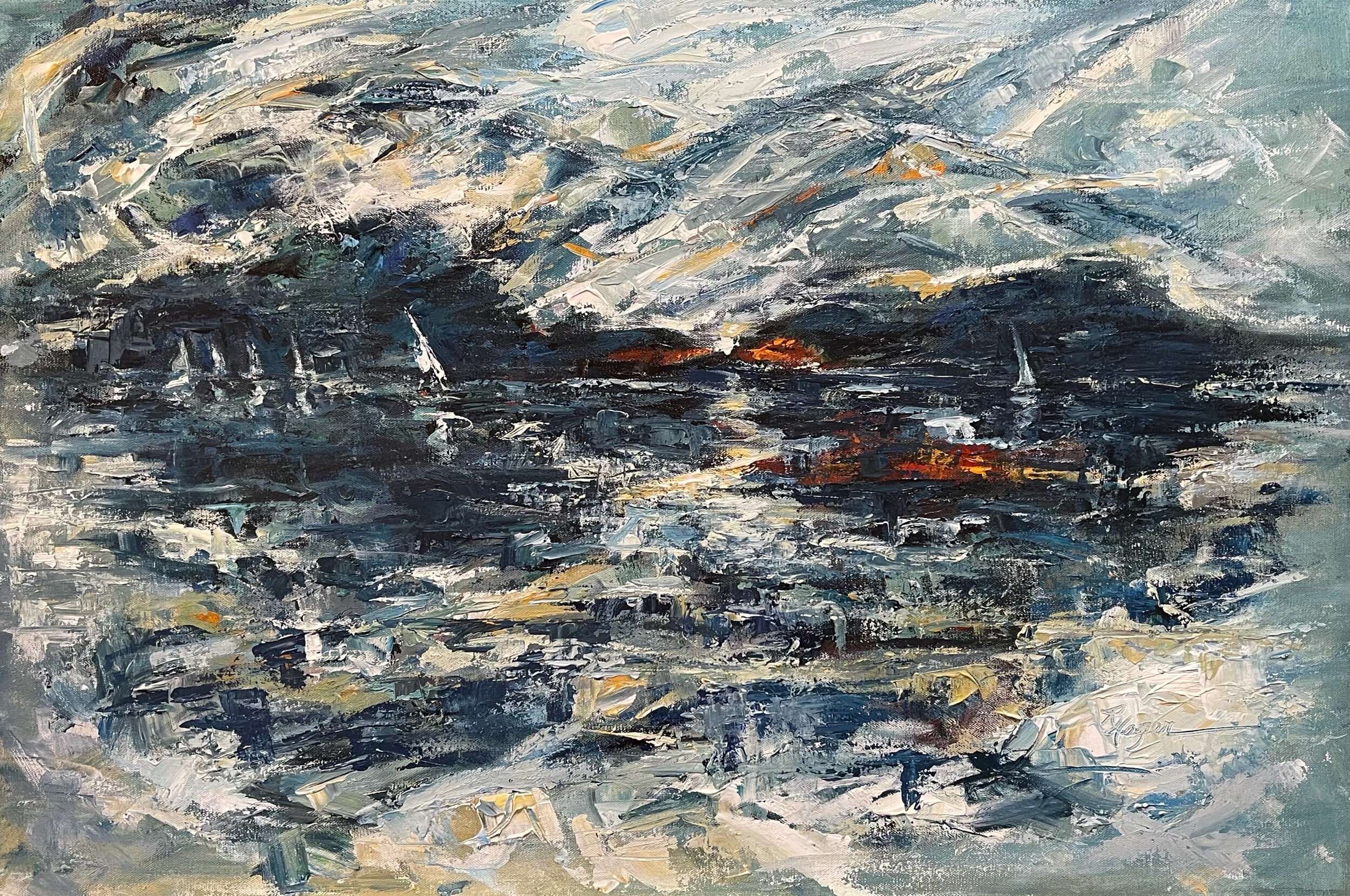 "Evening Sail" #427  SOLD