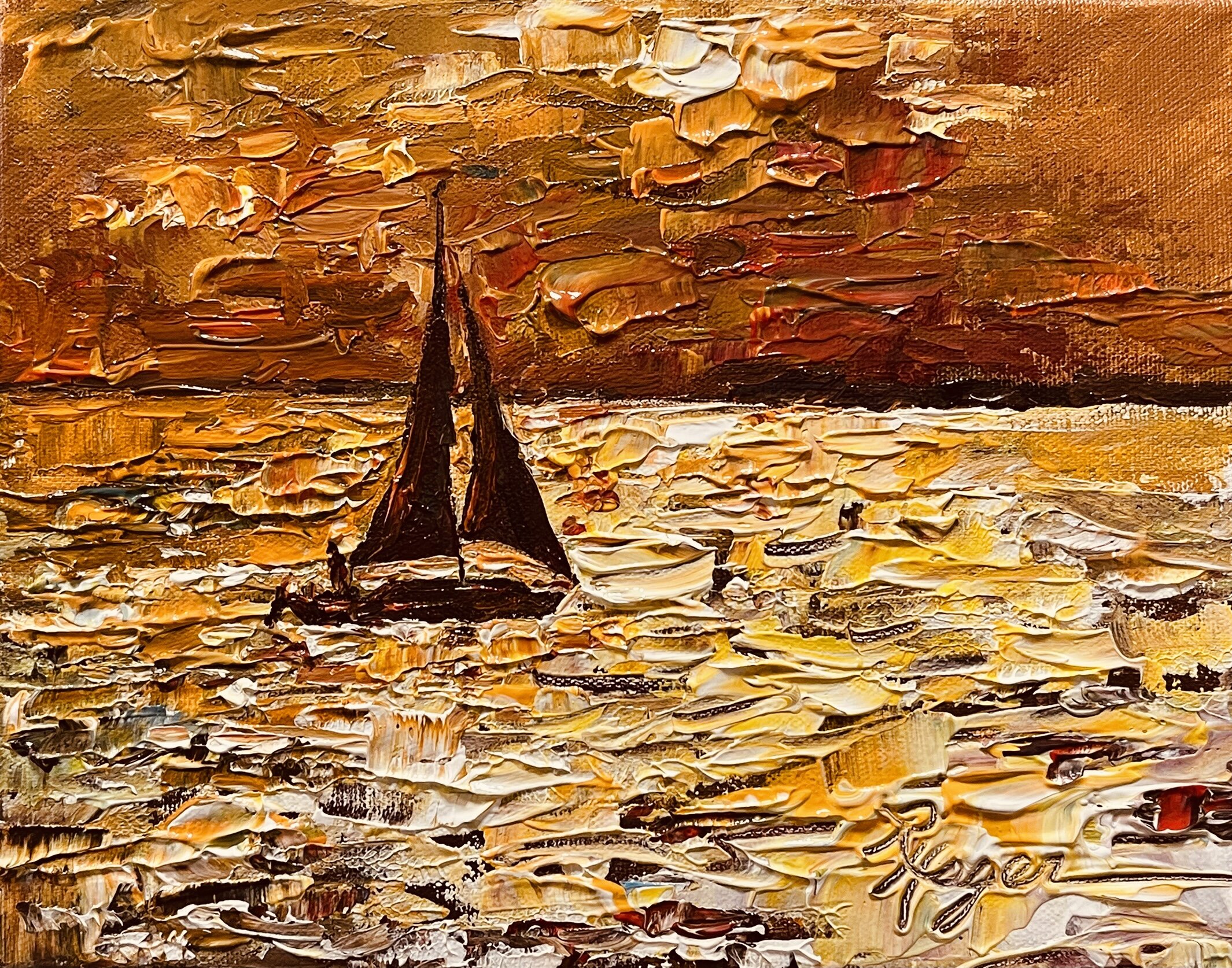 "Golden Hour" #428     SOLD