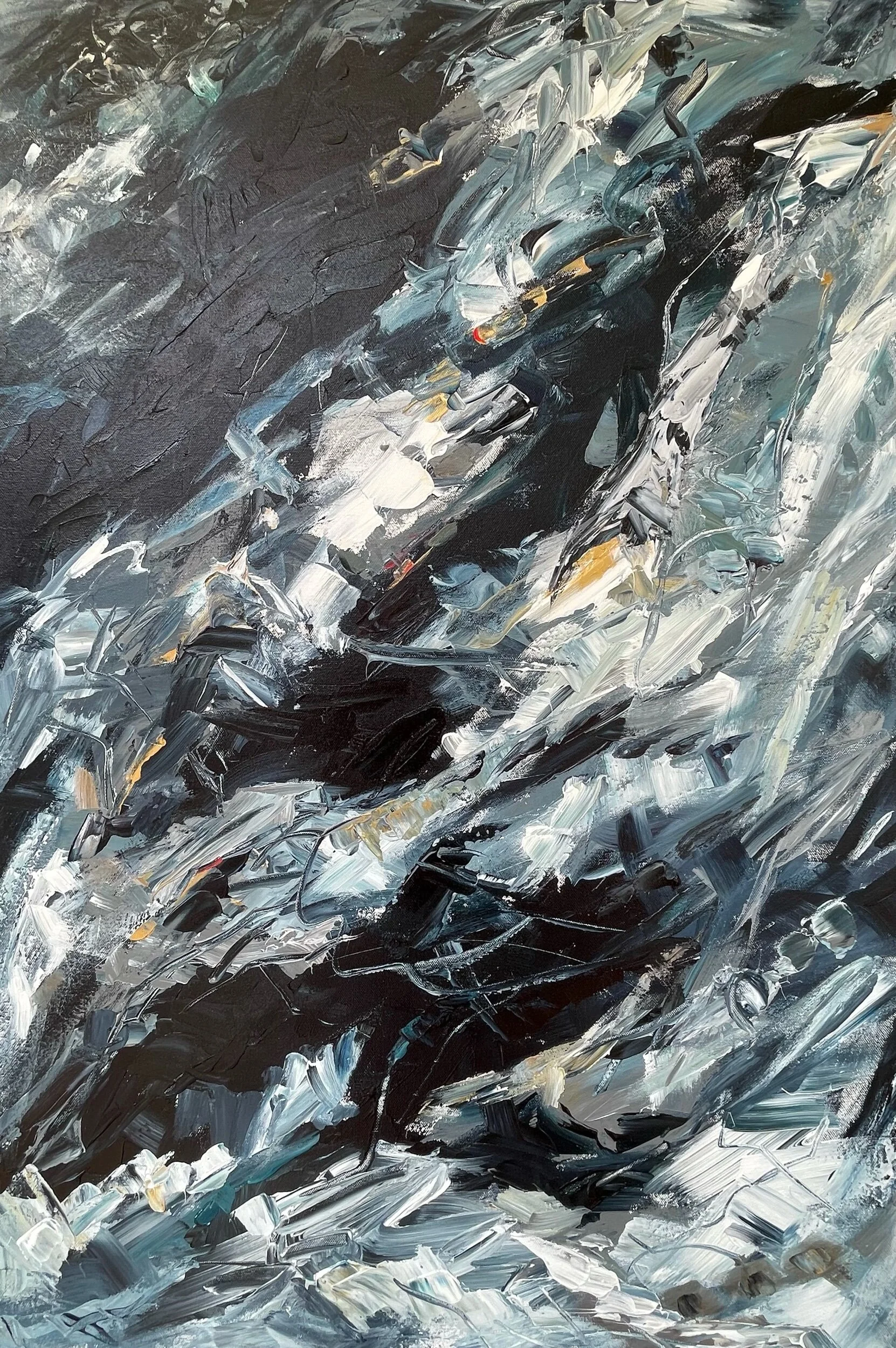 "Phthalo Fantasia" #358  SOLD 