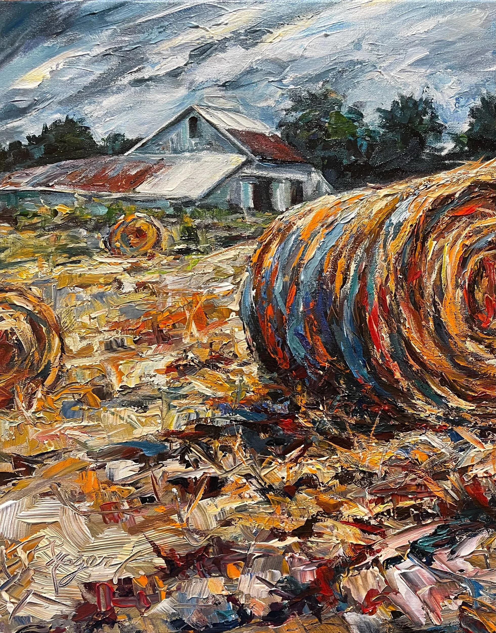 "Summer Bales" #444.  SOLD