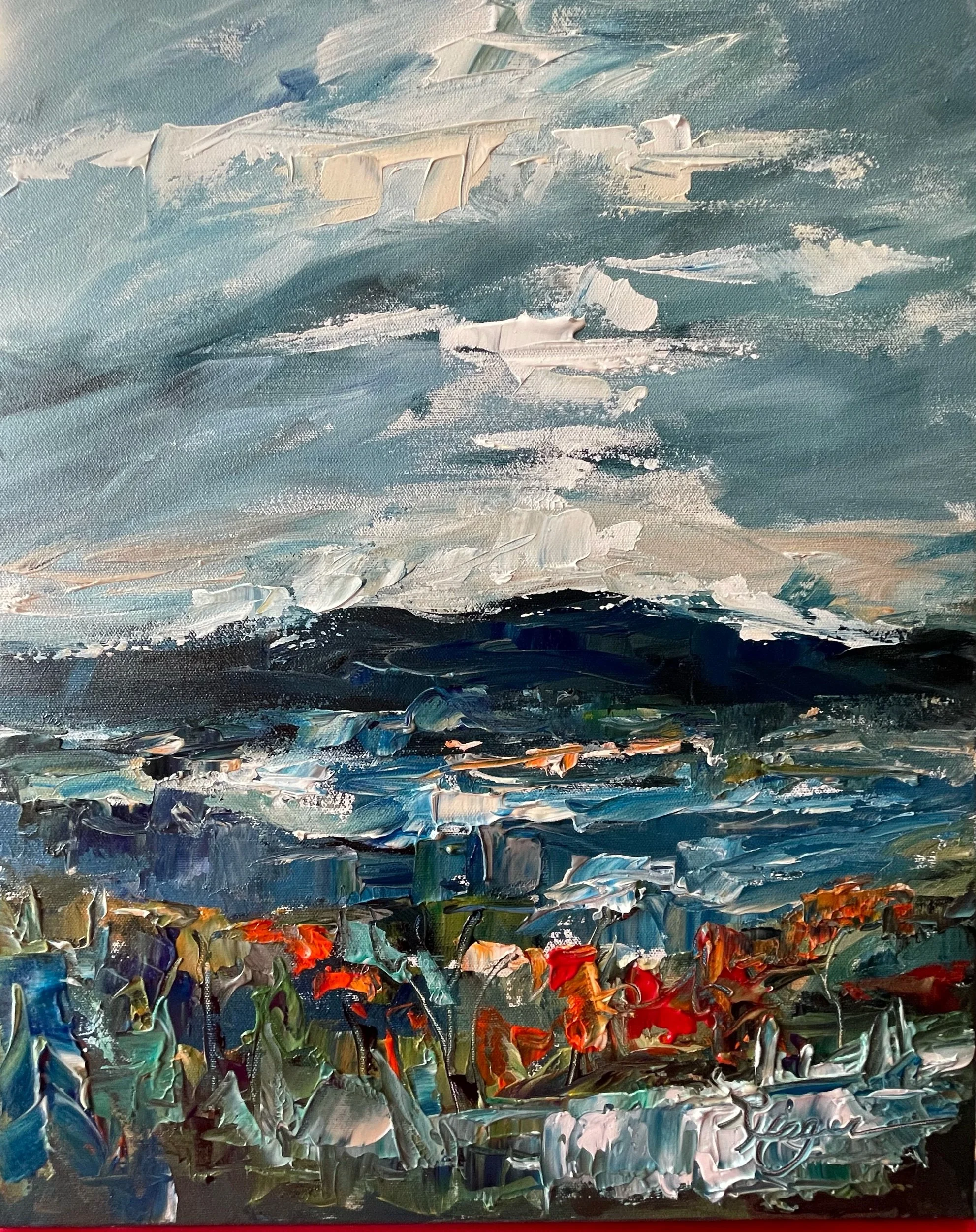 "Misty Mountain Morning"   #453  SOLD