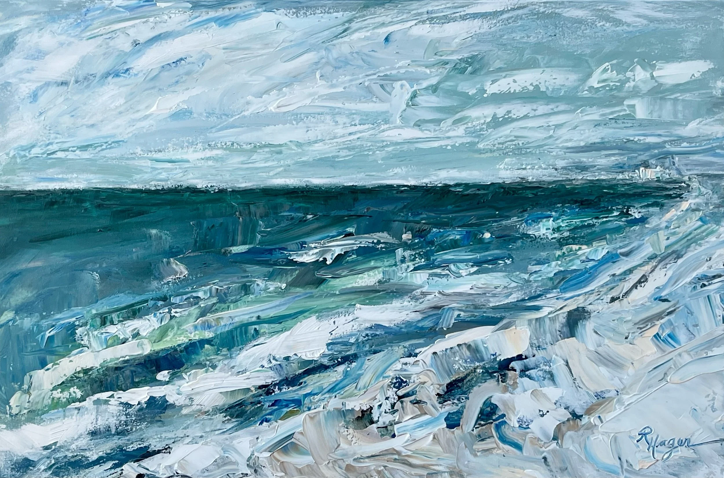 "On the Beach" #486.   Available.   $950 