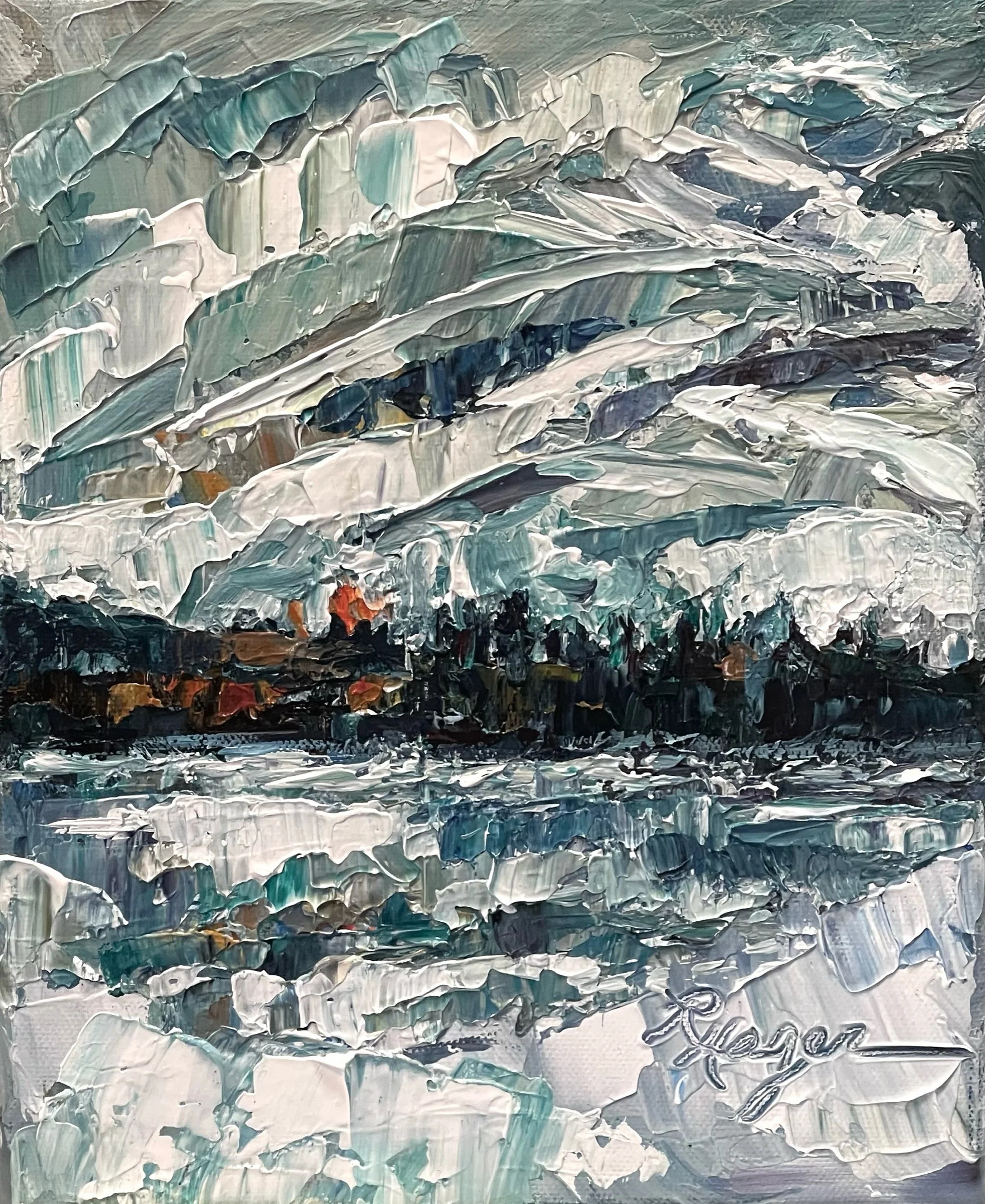 "Misty Morning" #502.   Available   $135