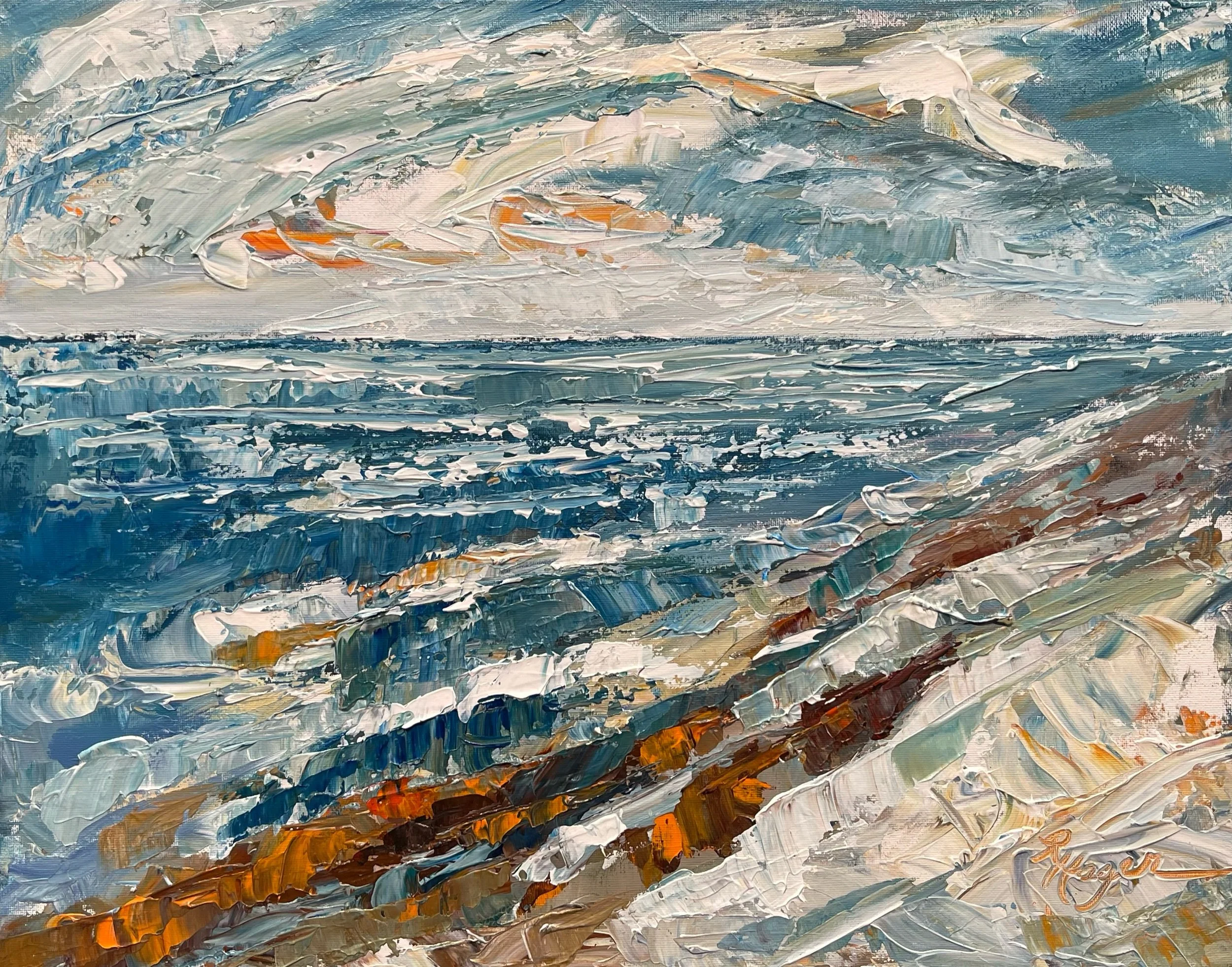 #382 Evening On The Beach.jpeg