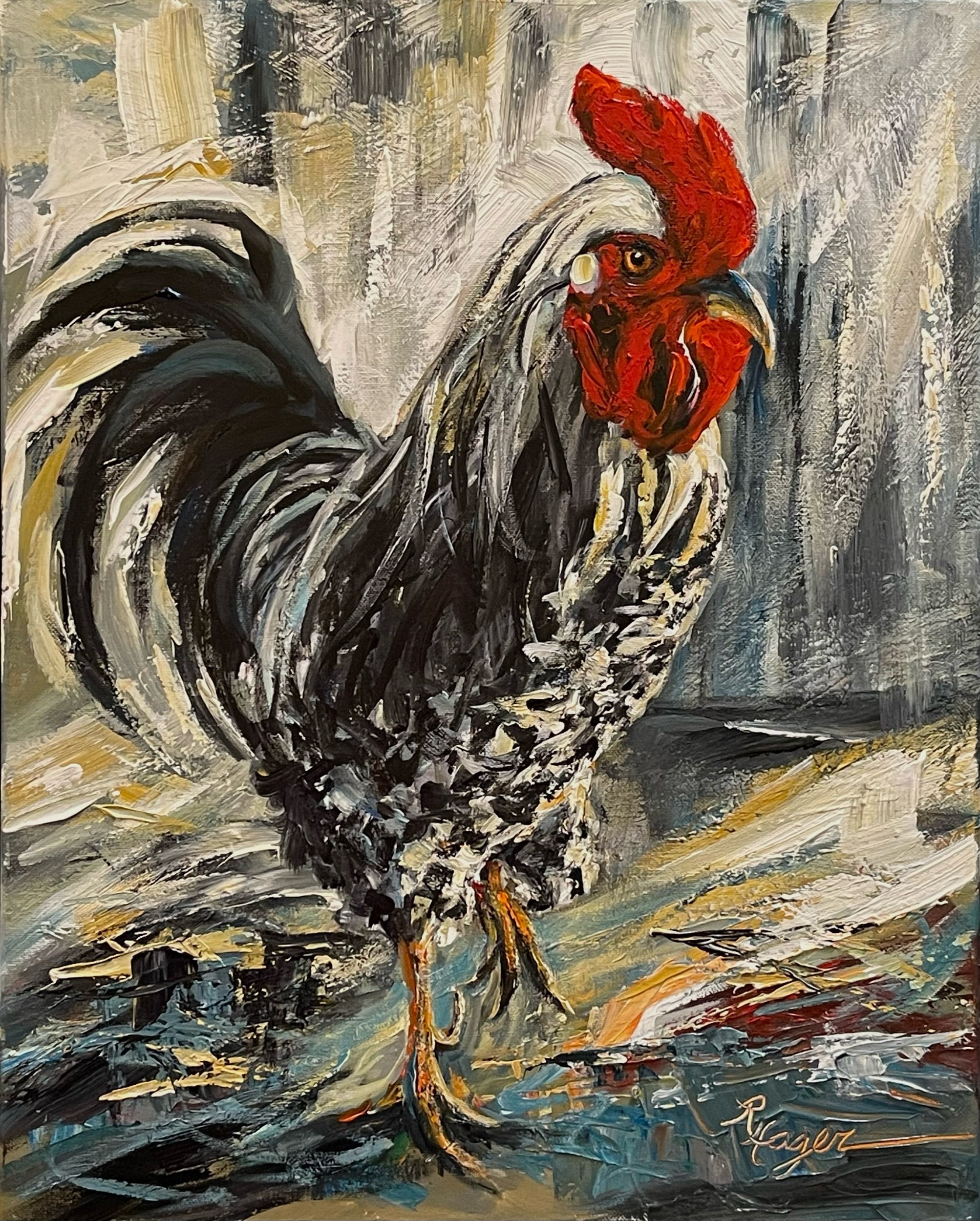 "Rooster" #508   Available.    $450