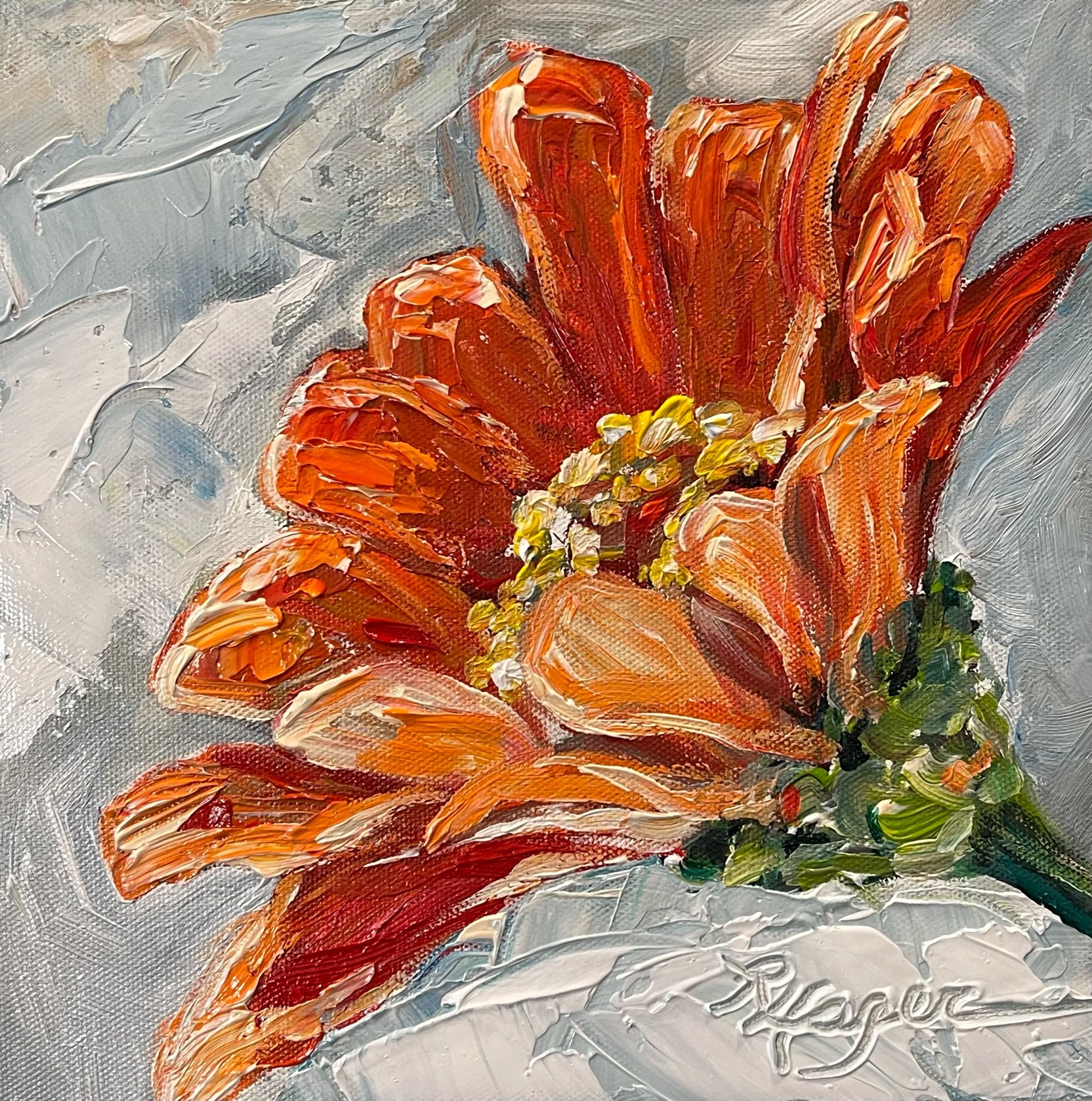 "Zinnia" #460.   SOLD