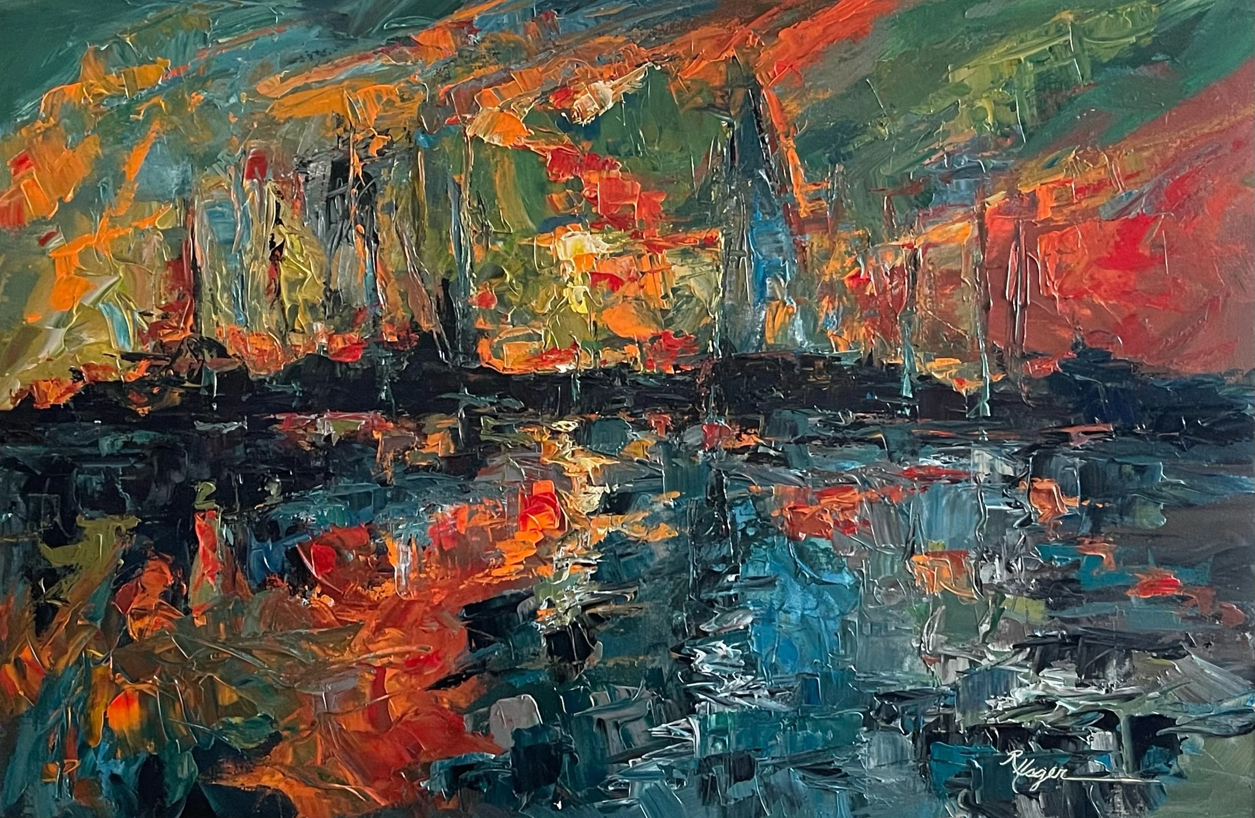 "Autumn Sail"  #451   SOLD