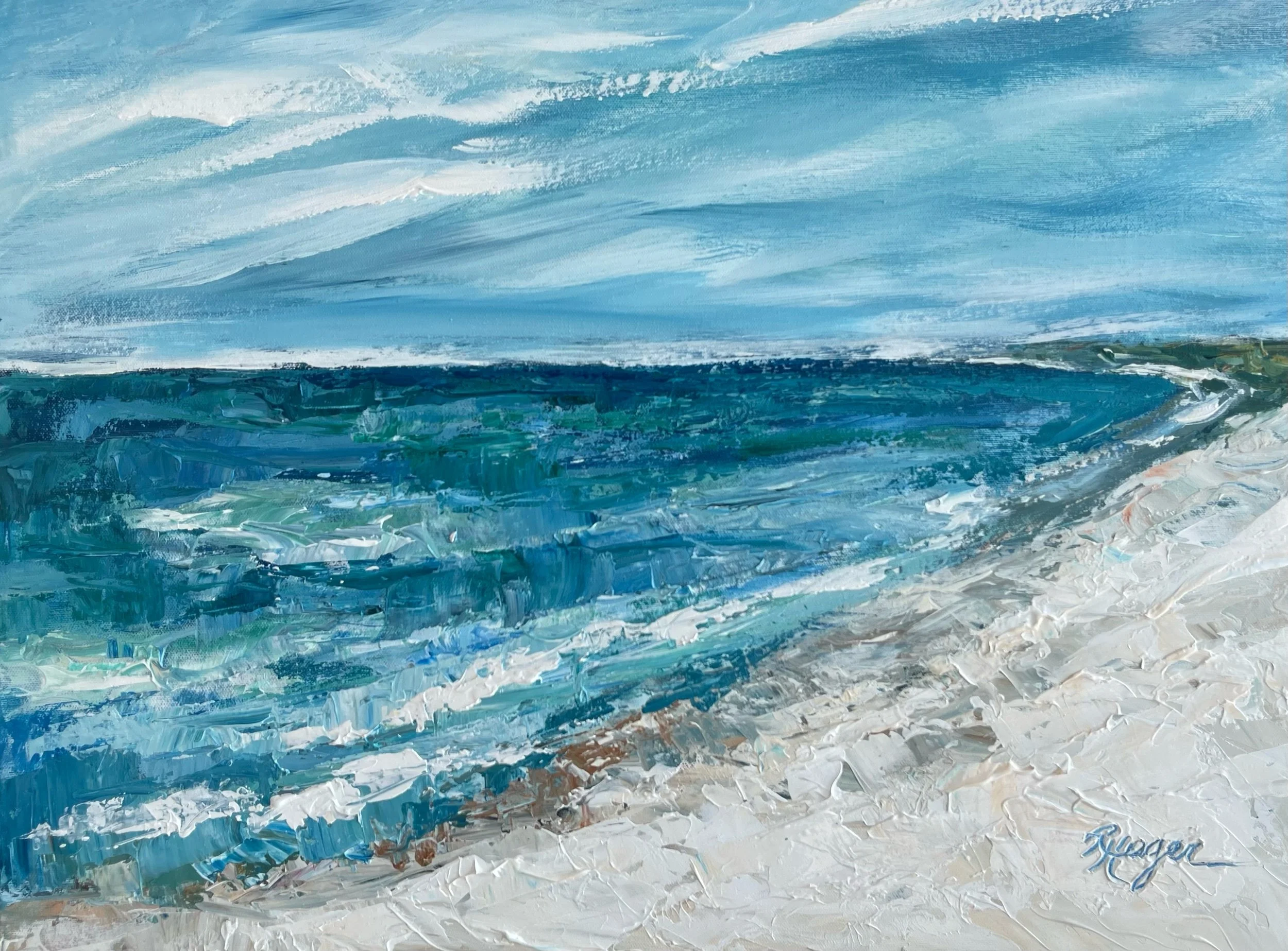 "Early Morning on Pelican Bay" #483.   SOLD