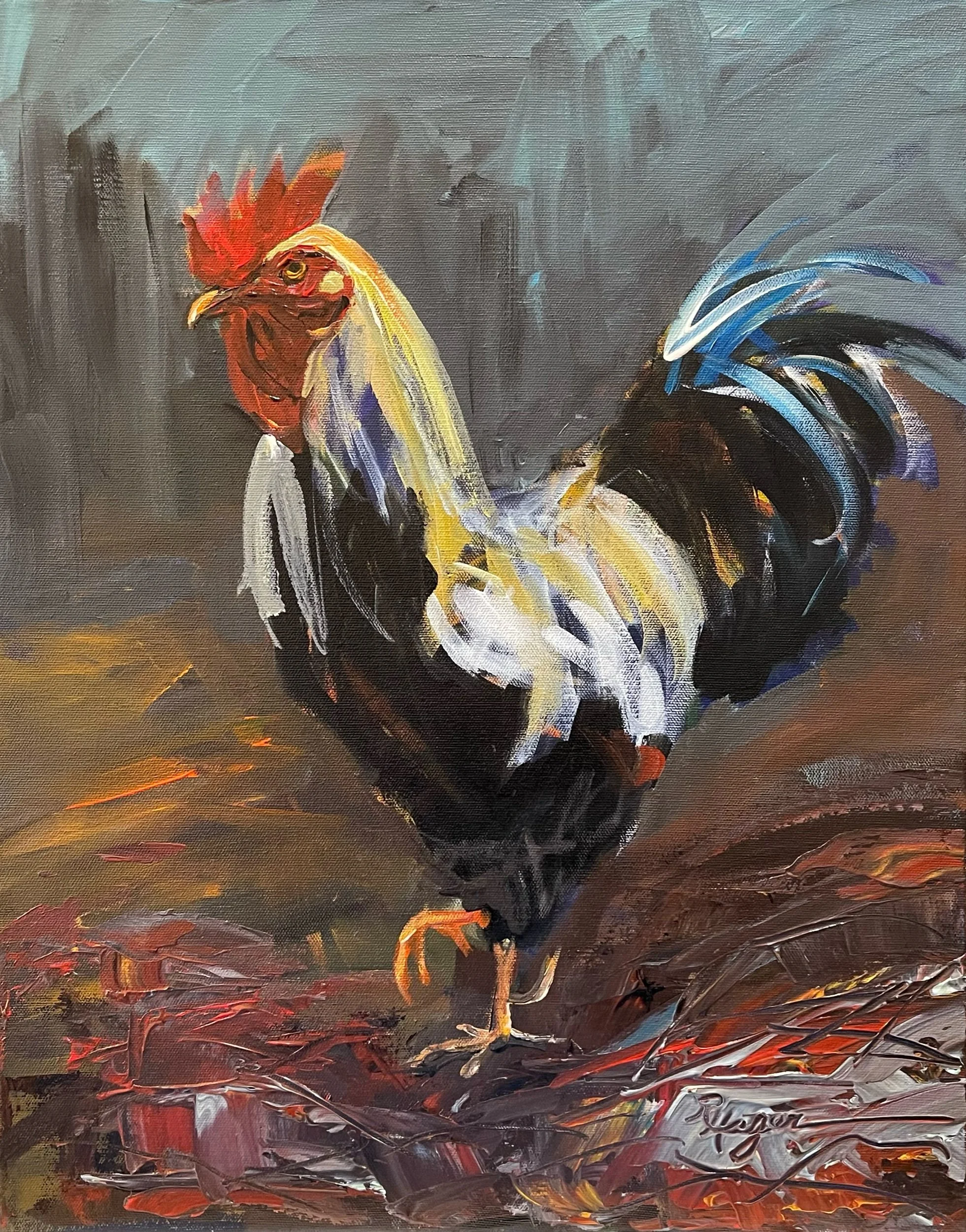 "Rooster" #420    SOLD   