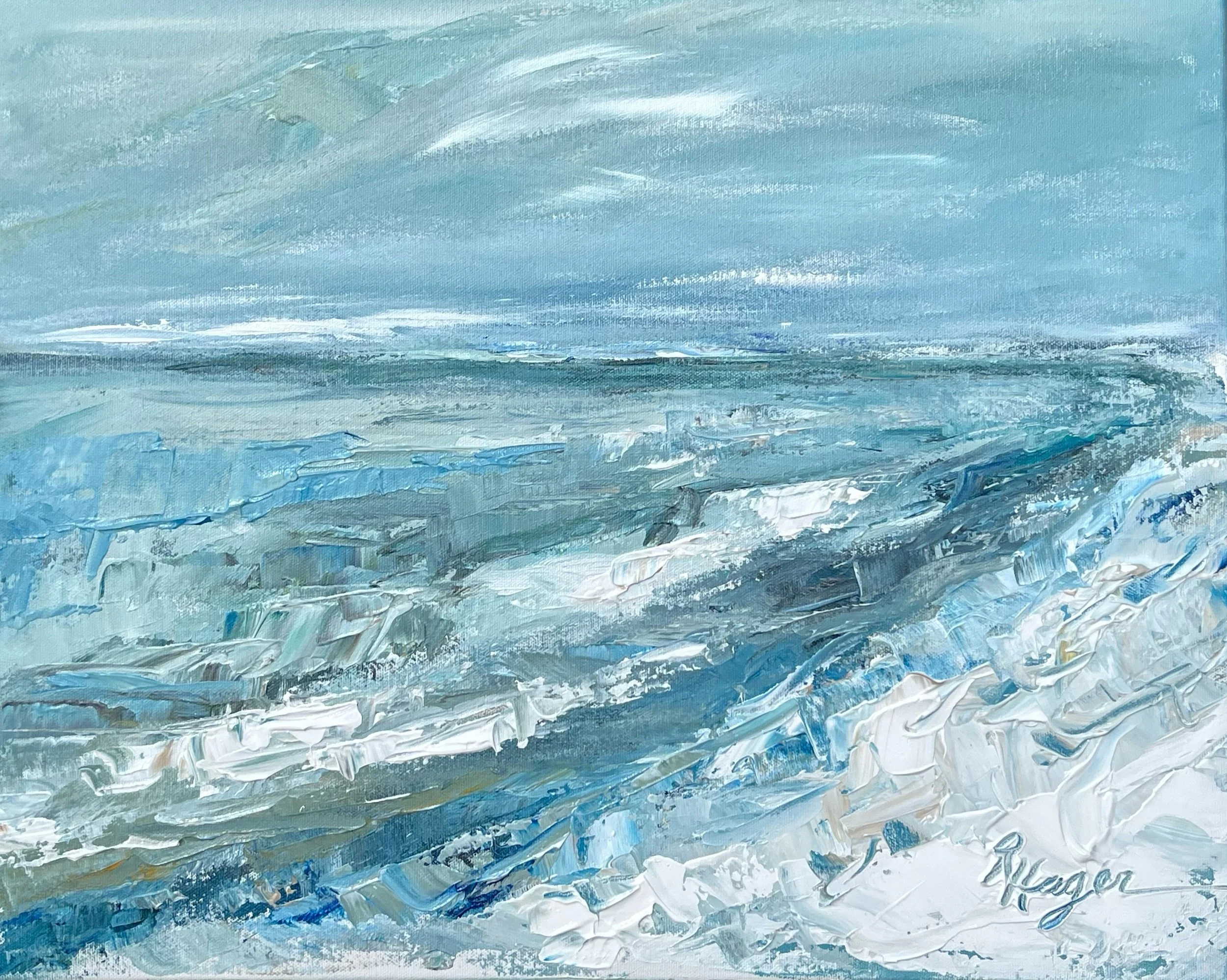 "Morning on Pelican Bay" #482.   SOLD