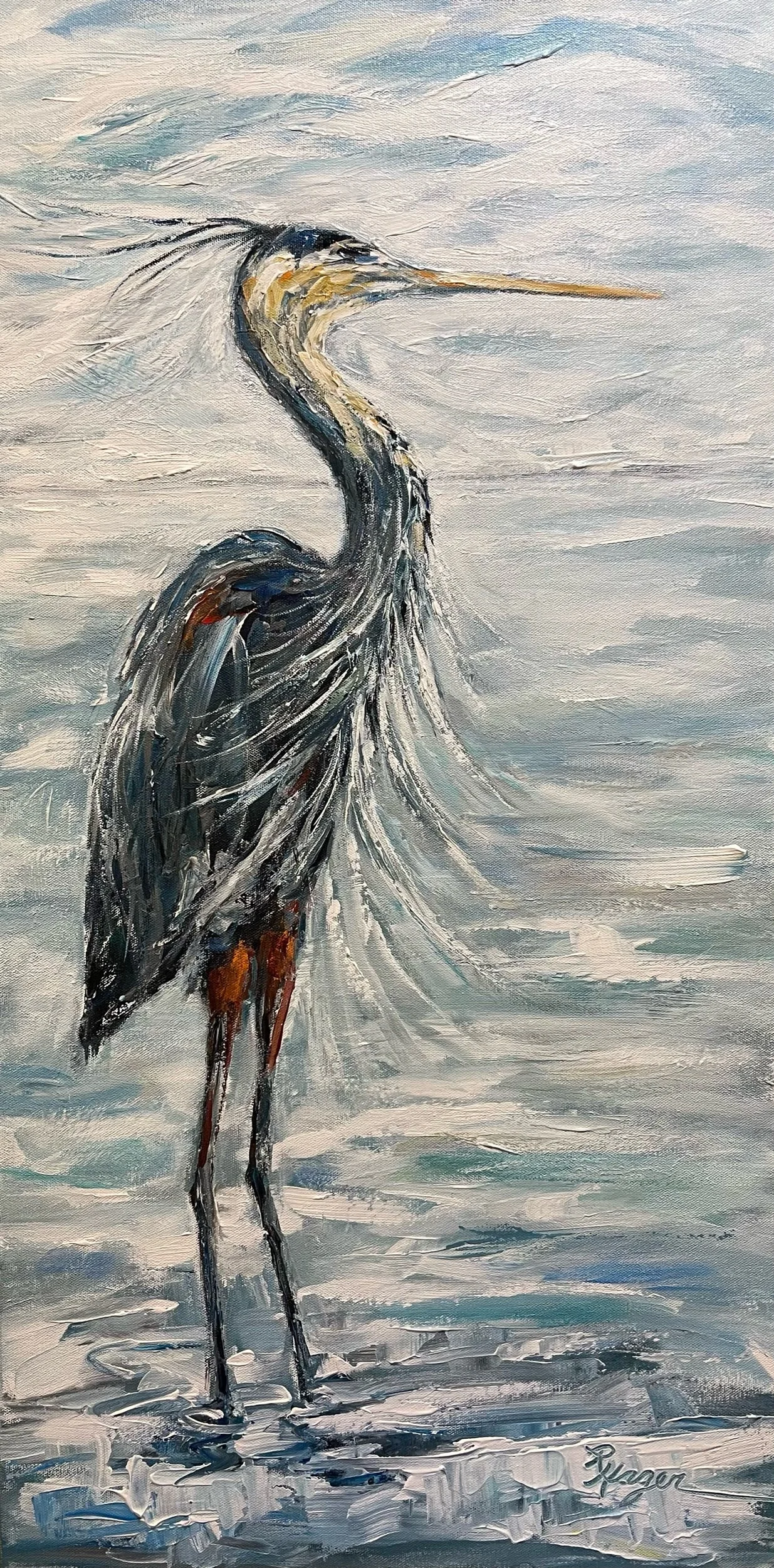 Blue Heron #529  SOLD  