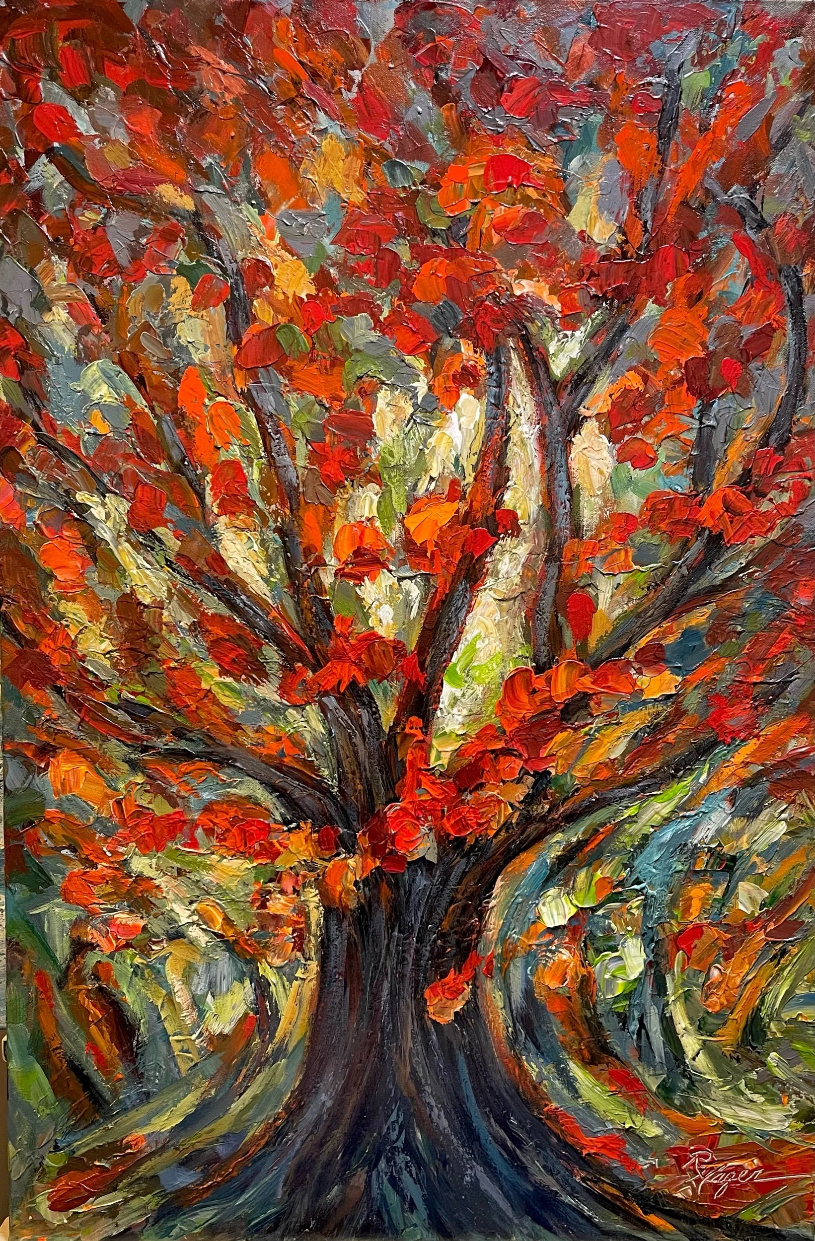 "Elijah Tree" #562.  SOLD 