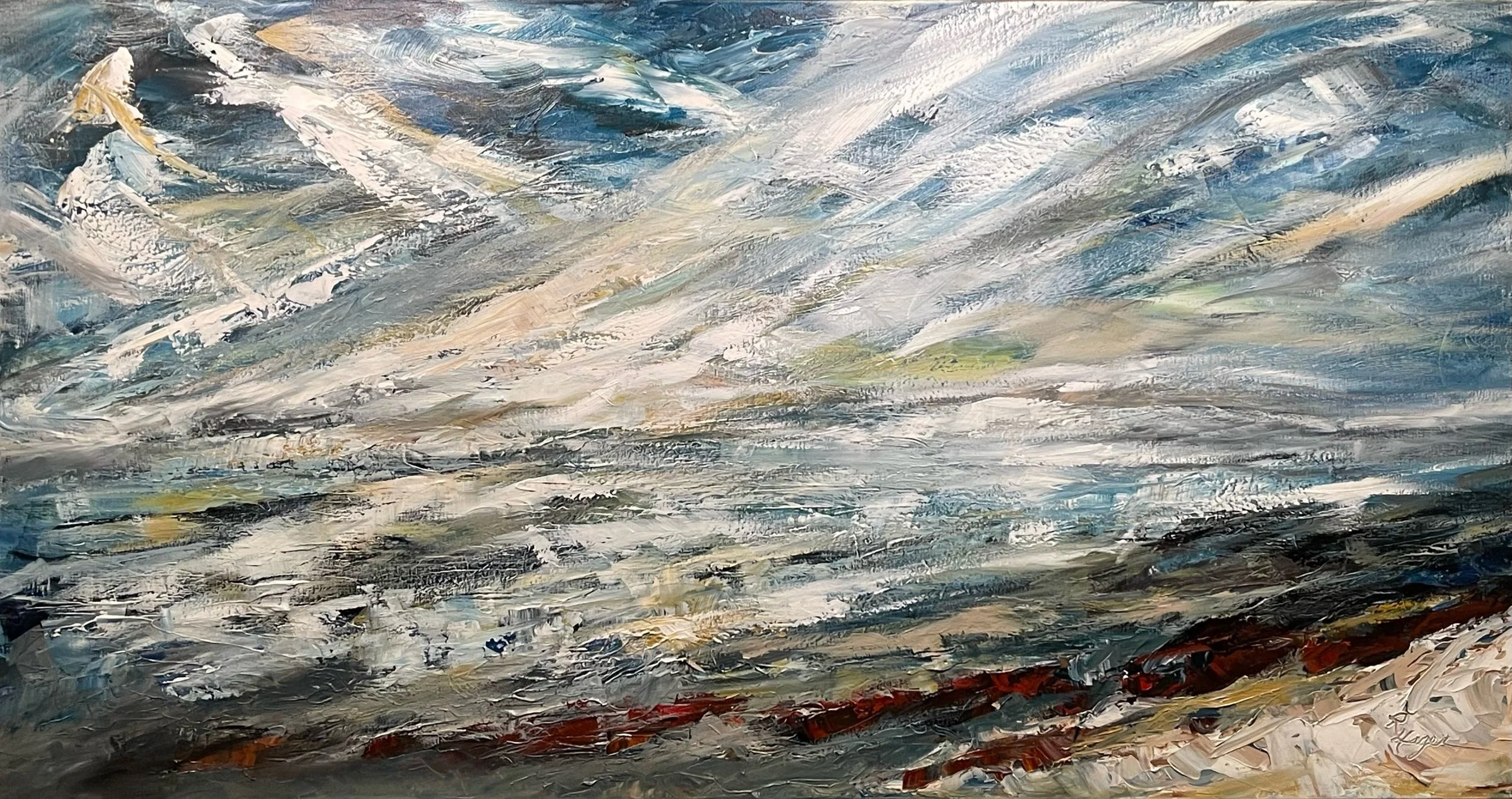 "On the Beach" #561.  Available.  $3500